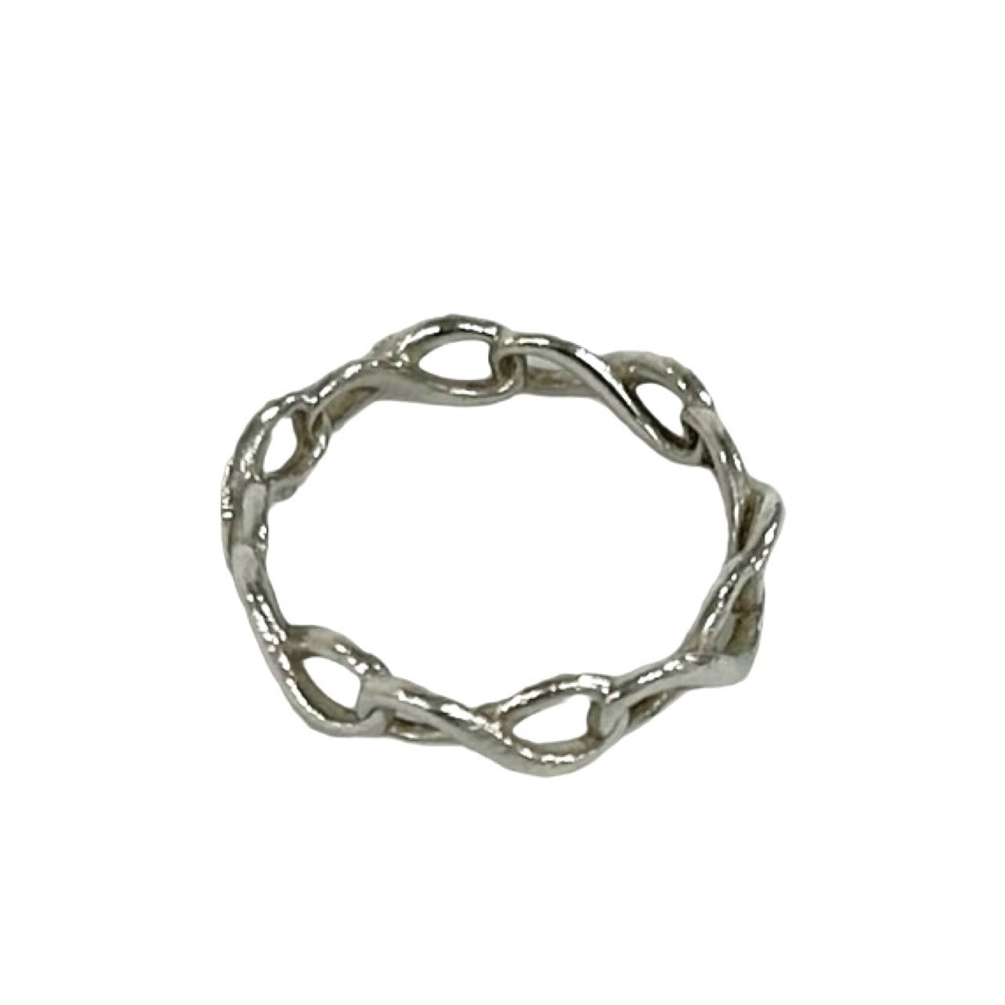 Tiffany Silver Silver 925 Band Ring (Pre-Owned)