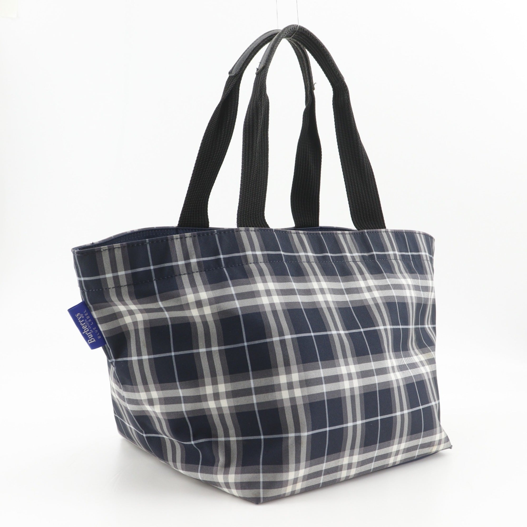 Burberry Blue Label Blue Navy Nylon Tote Bag (Pre-Owned)