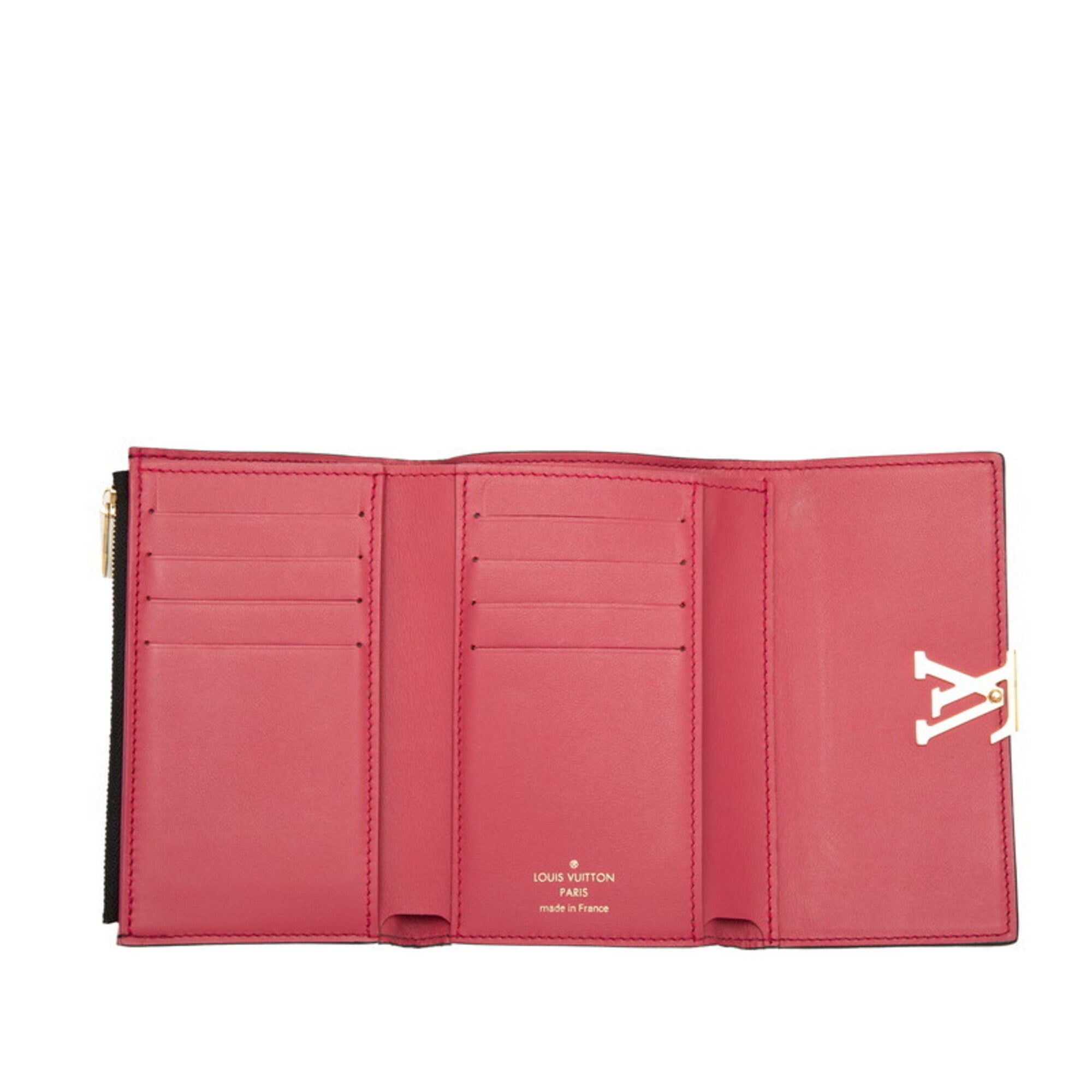 Louis Vuitton Black Noir Wallet (Tri-Fold) (Pre-Owned)