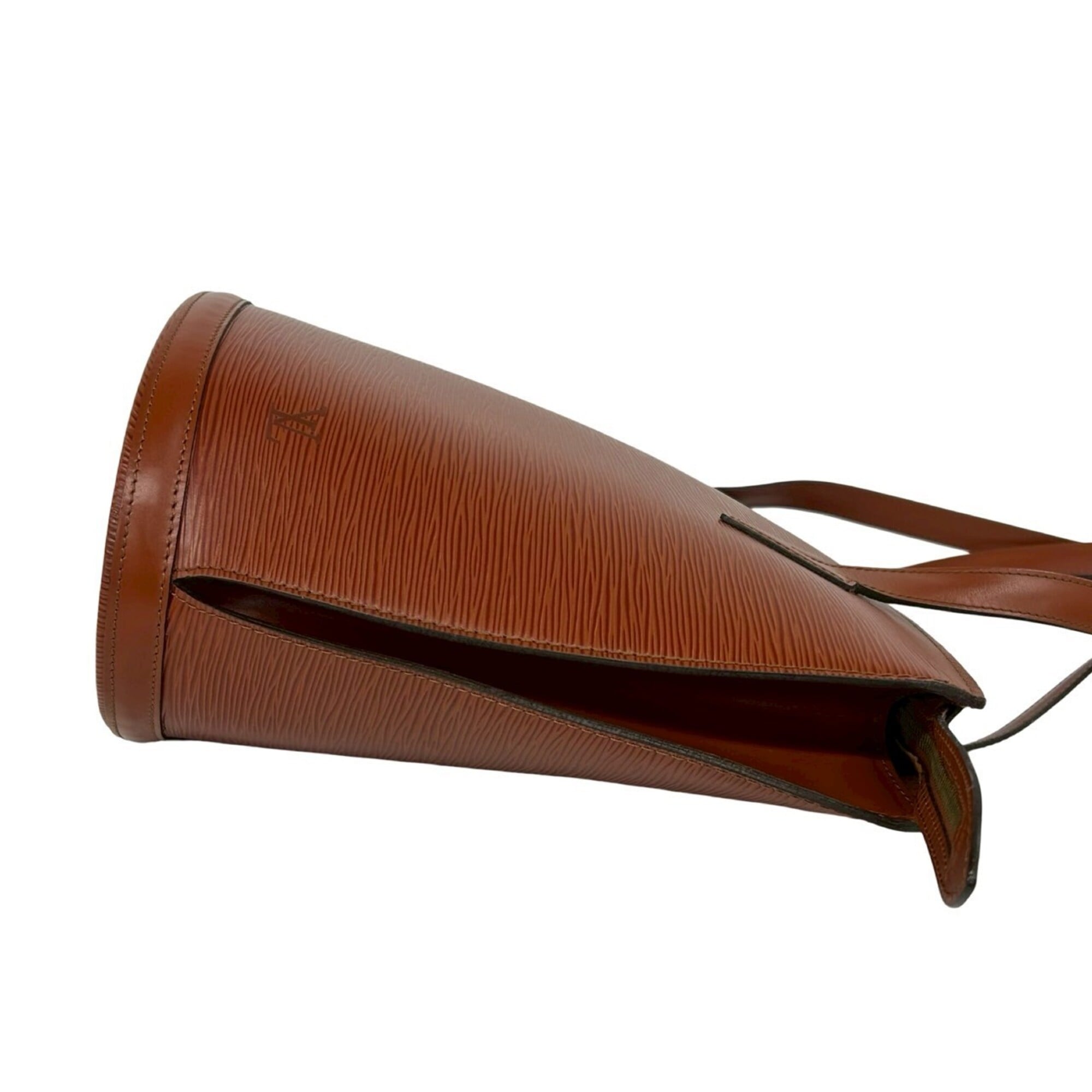 Louis Vuitton Brown Leather Tote Bag (Pre-Owned)