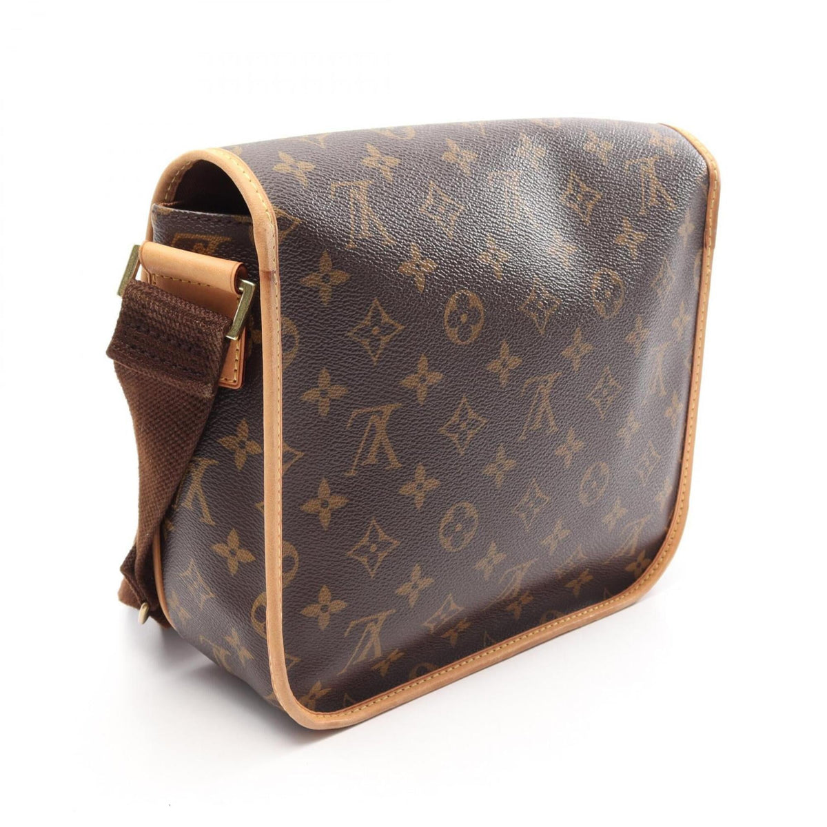 Louis Vuitton Brown Monogram Monogram Leather Handbag Shoulder Bag (Pre-Owned)