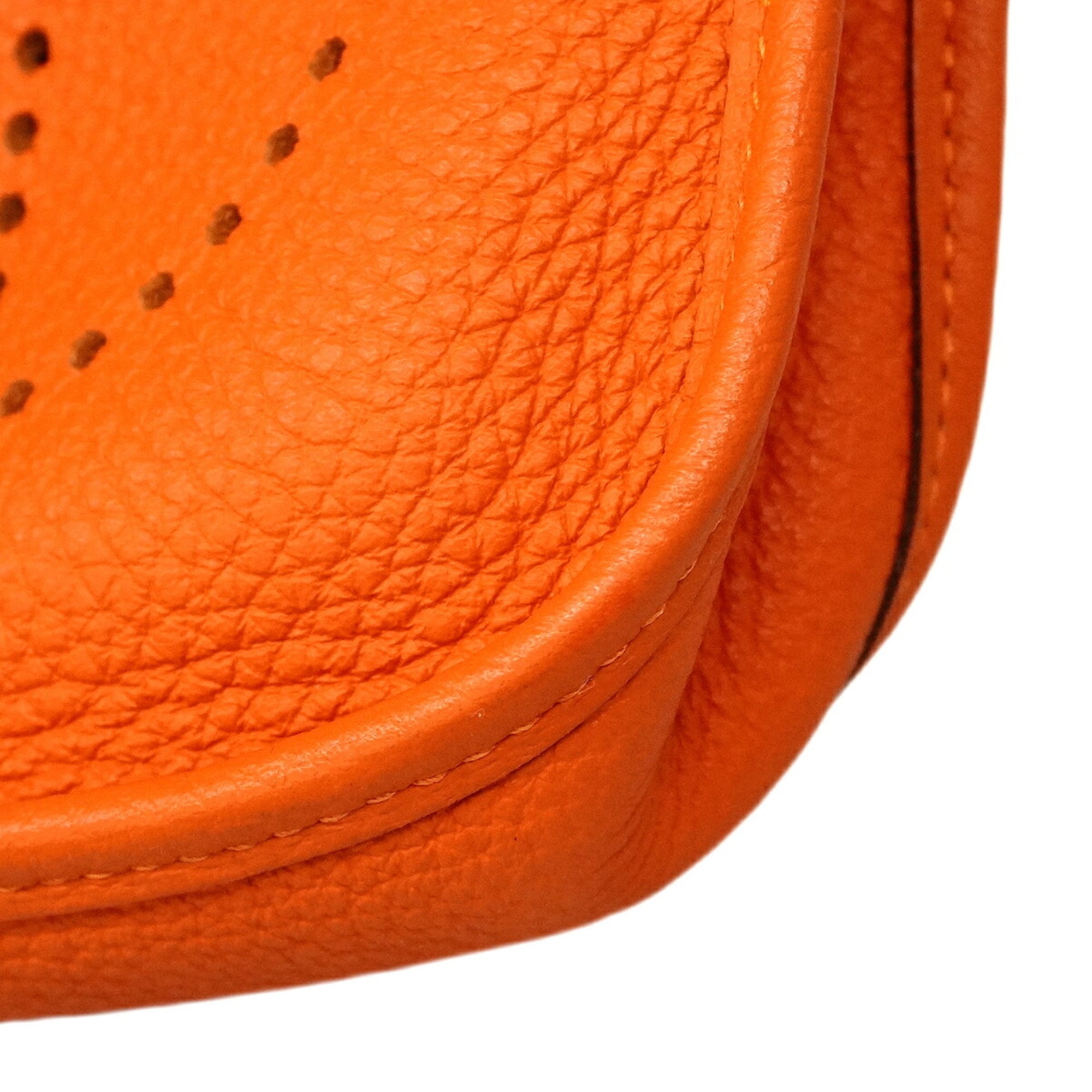 Hermes Capucine Taurillon Clemence Leather Shoulder Bag (Pre-Owned)