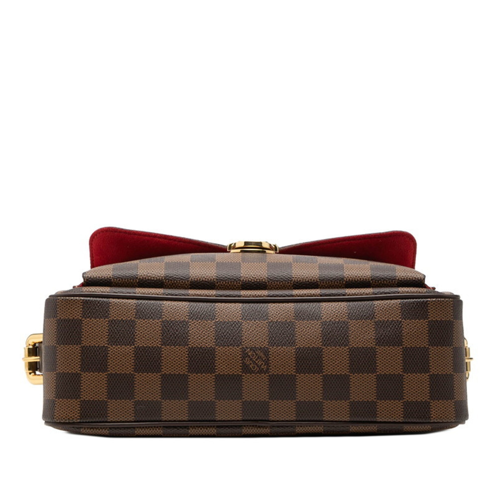 Louis Vuitton Brown Damier Canvas Pvc Leather Shoulder Bag (Pre-Owned)