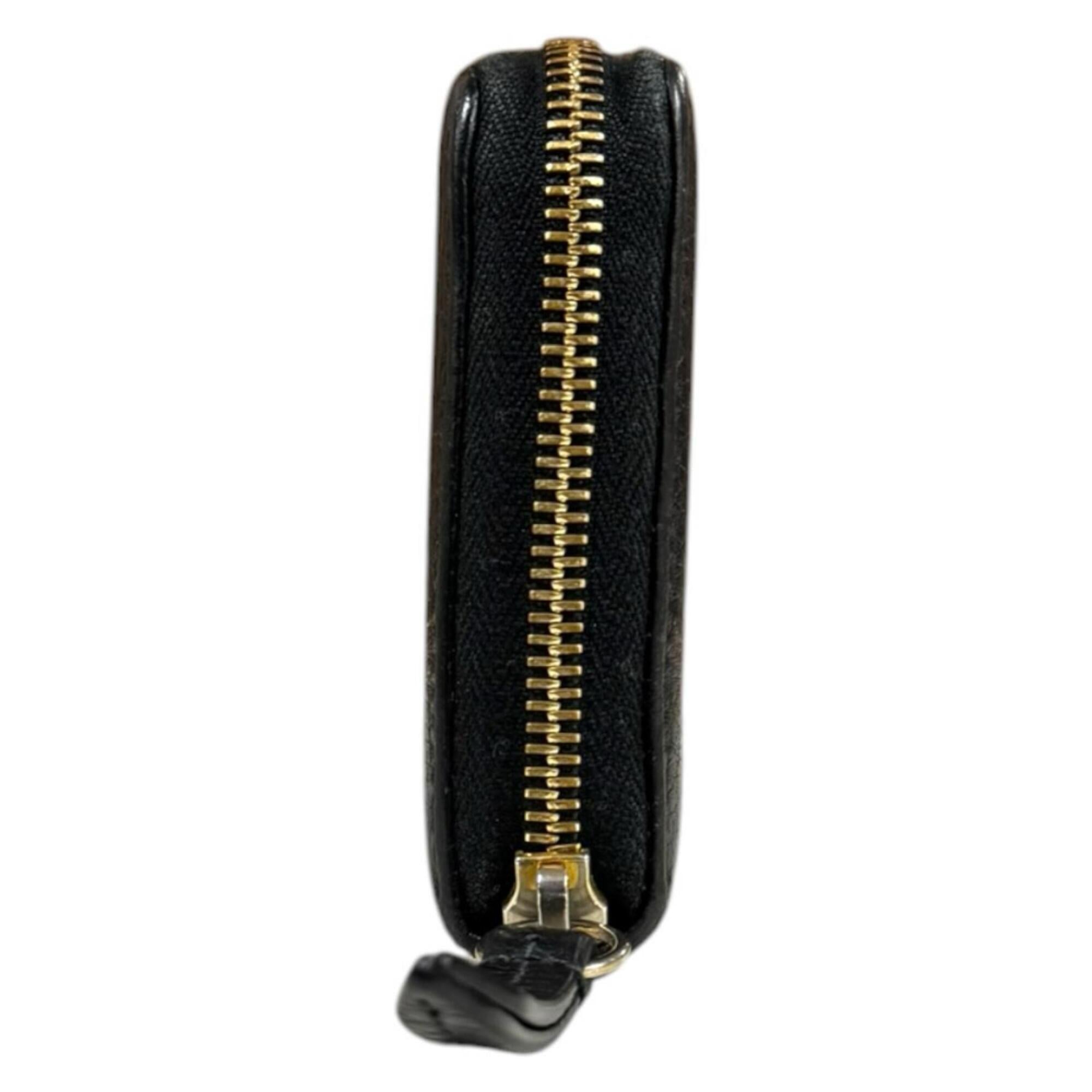 Gucci Black Leather Long Wallet (Bi-Fold) (Pre-Owned)