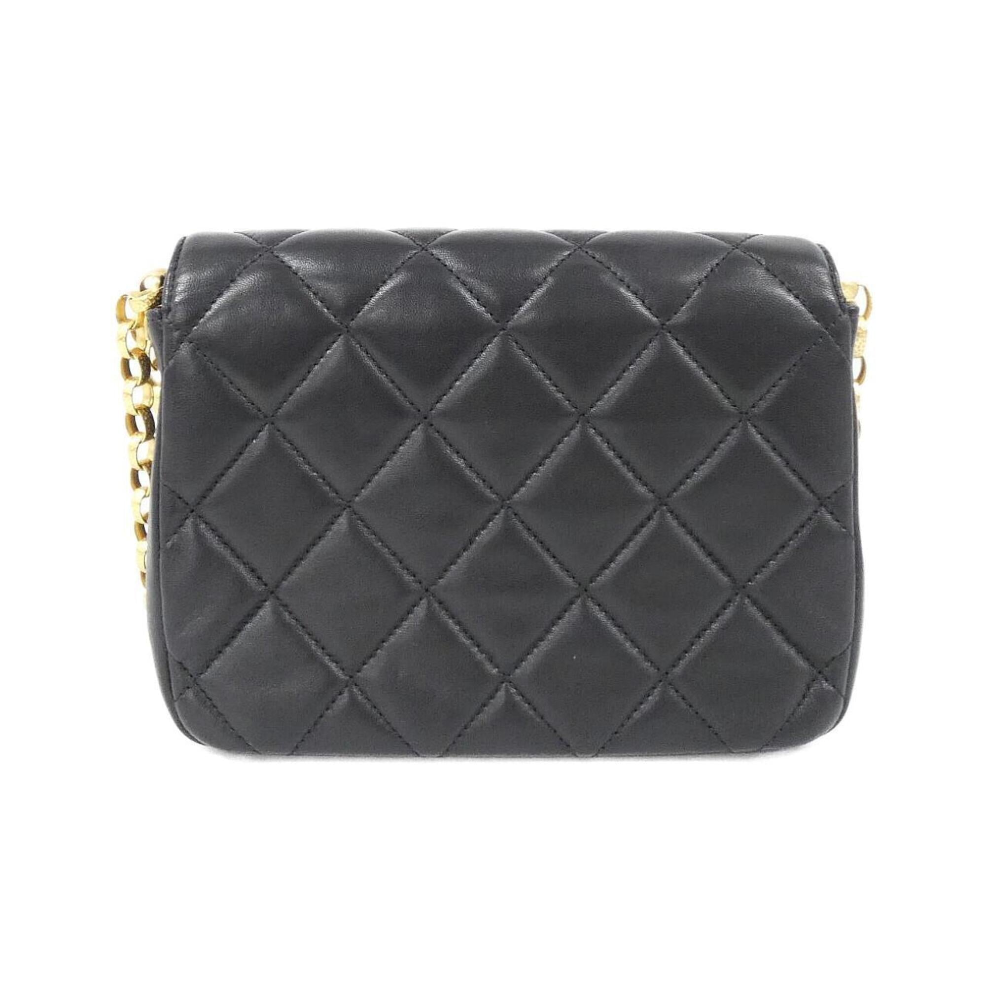 Chanel Black Leather Shoulder Bag (Pre-Owned)