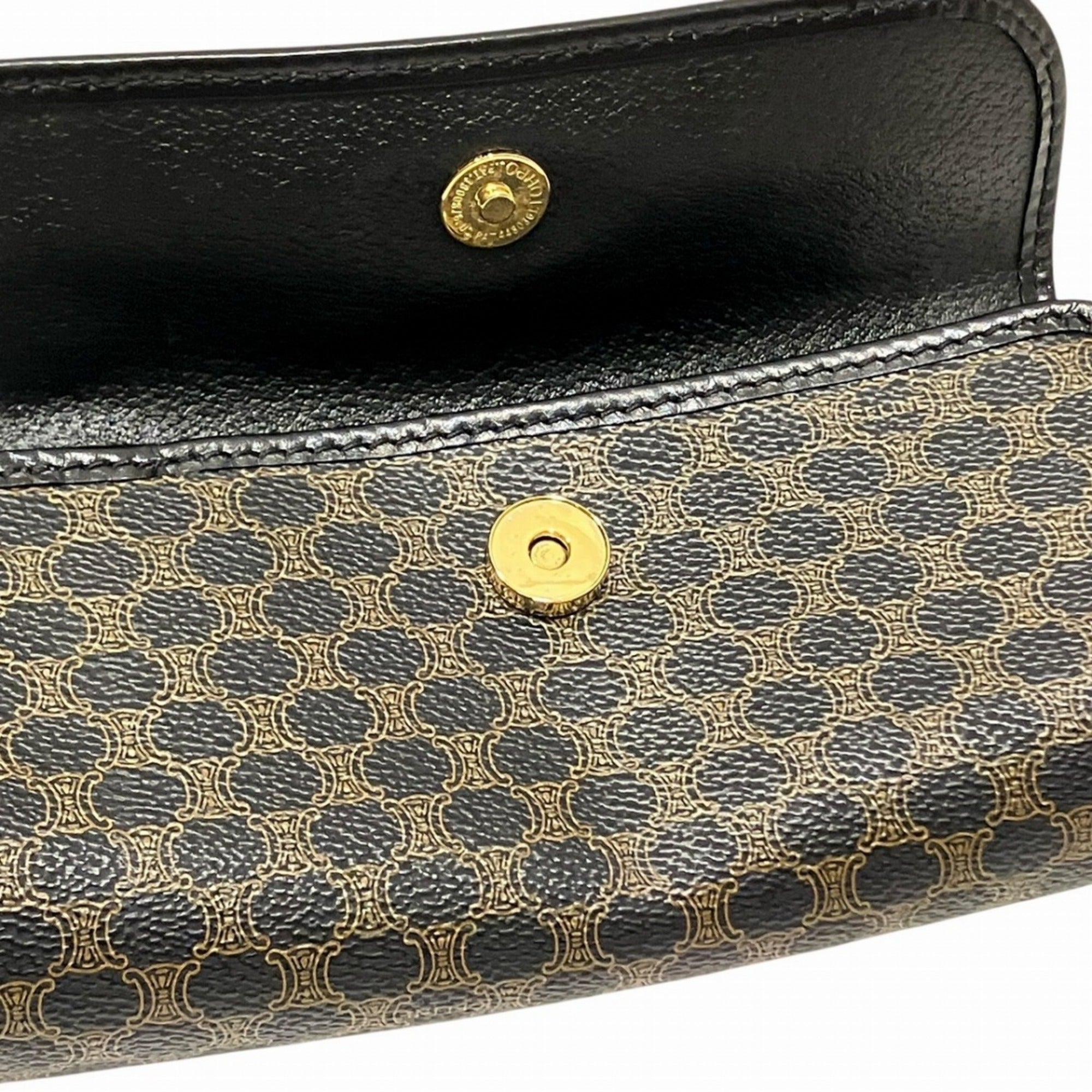 Celine Black Brown Pvc Handbag (Pre-Owned)