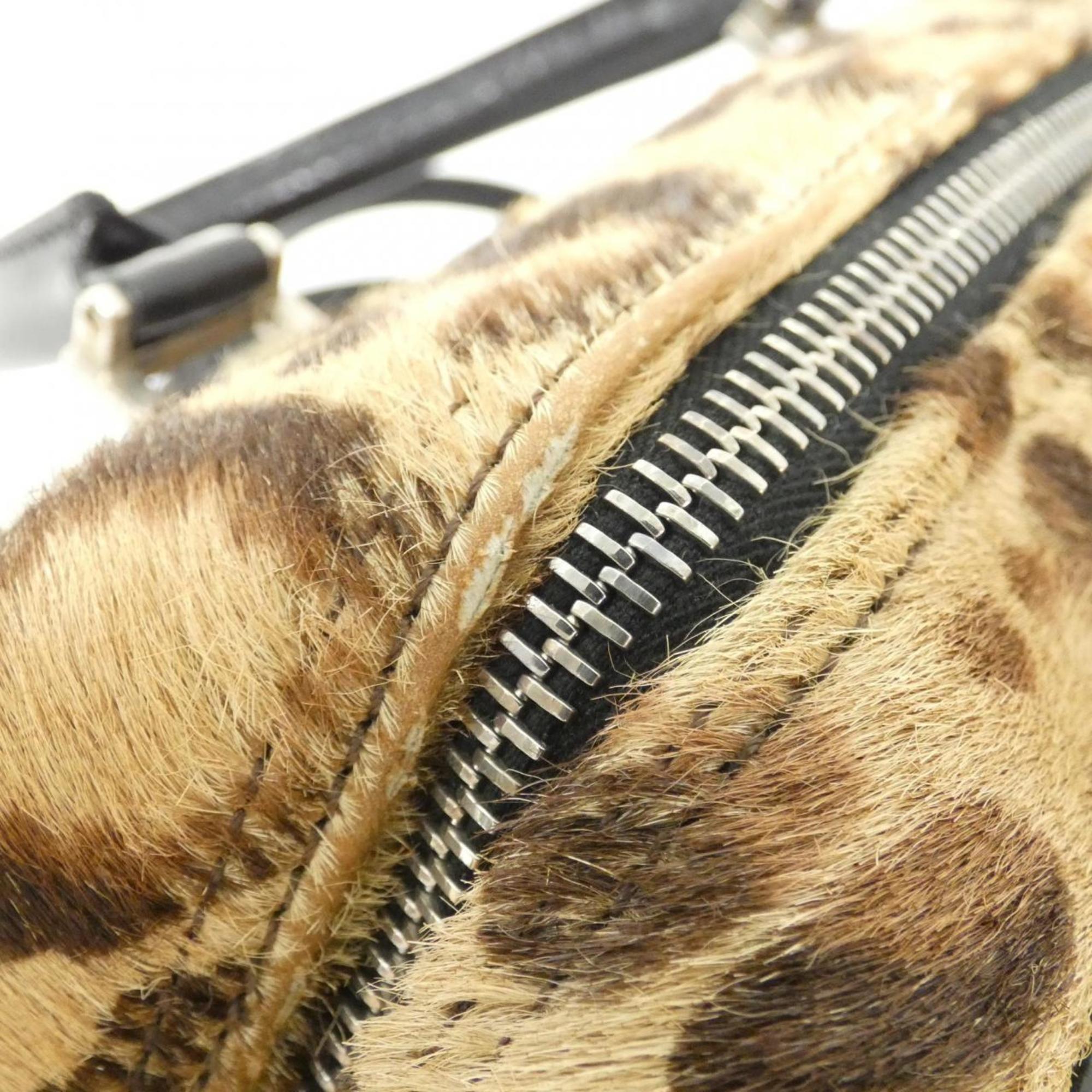Fendi Beige Leather Handbag (Pre-Owned)