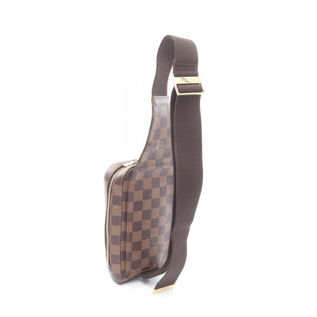 Louis Vuitton Brown Ebene Coated Canvas Fanny Pack Handbag (Pre-Owned)