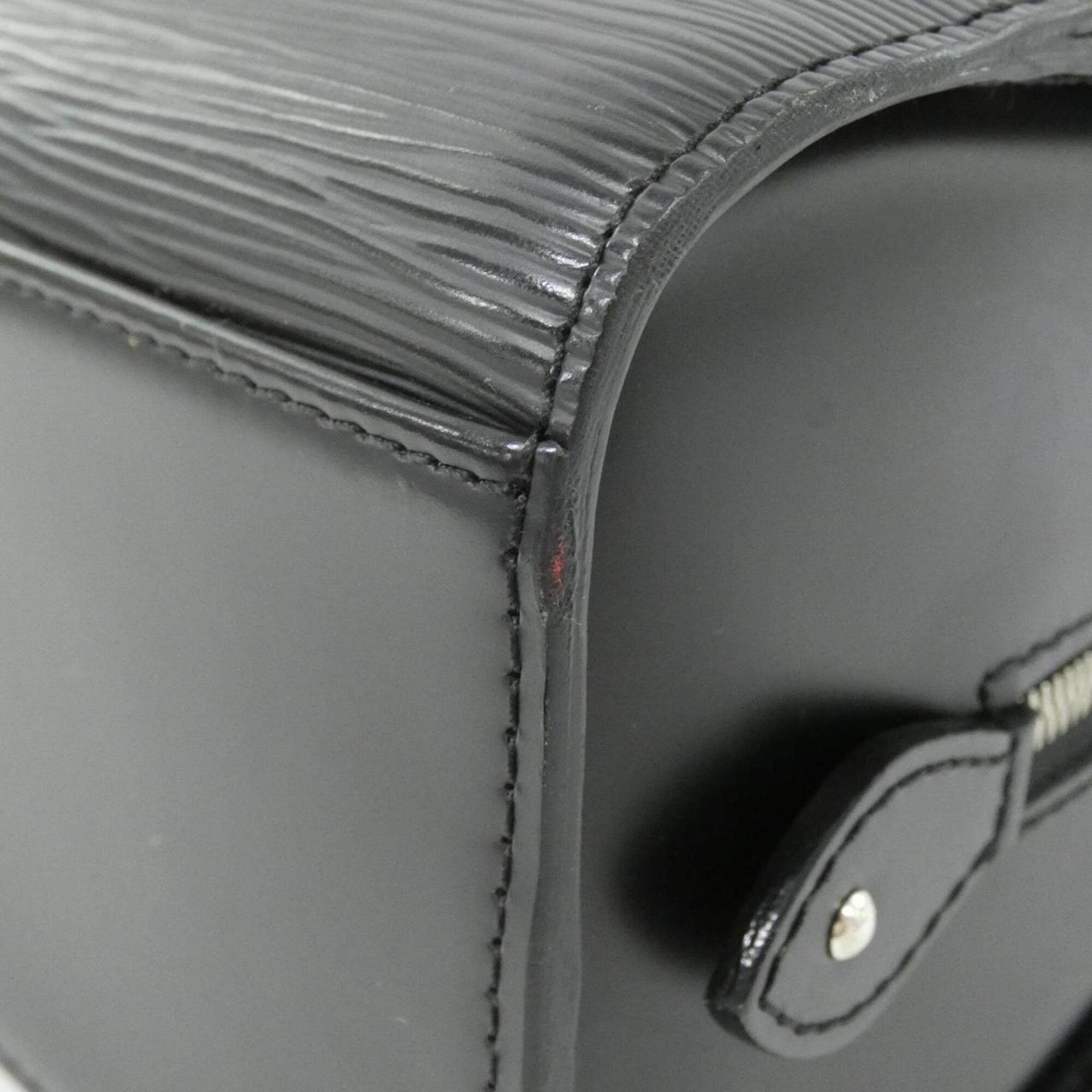 Louis Vuitton Black Leather Handbag (Pre-Owned)