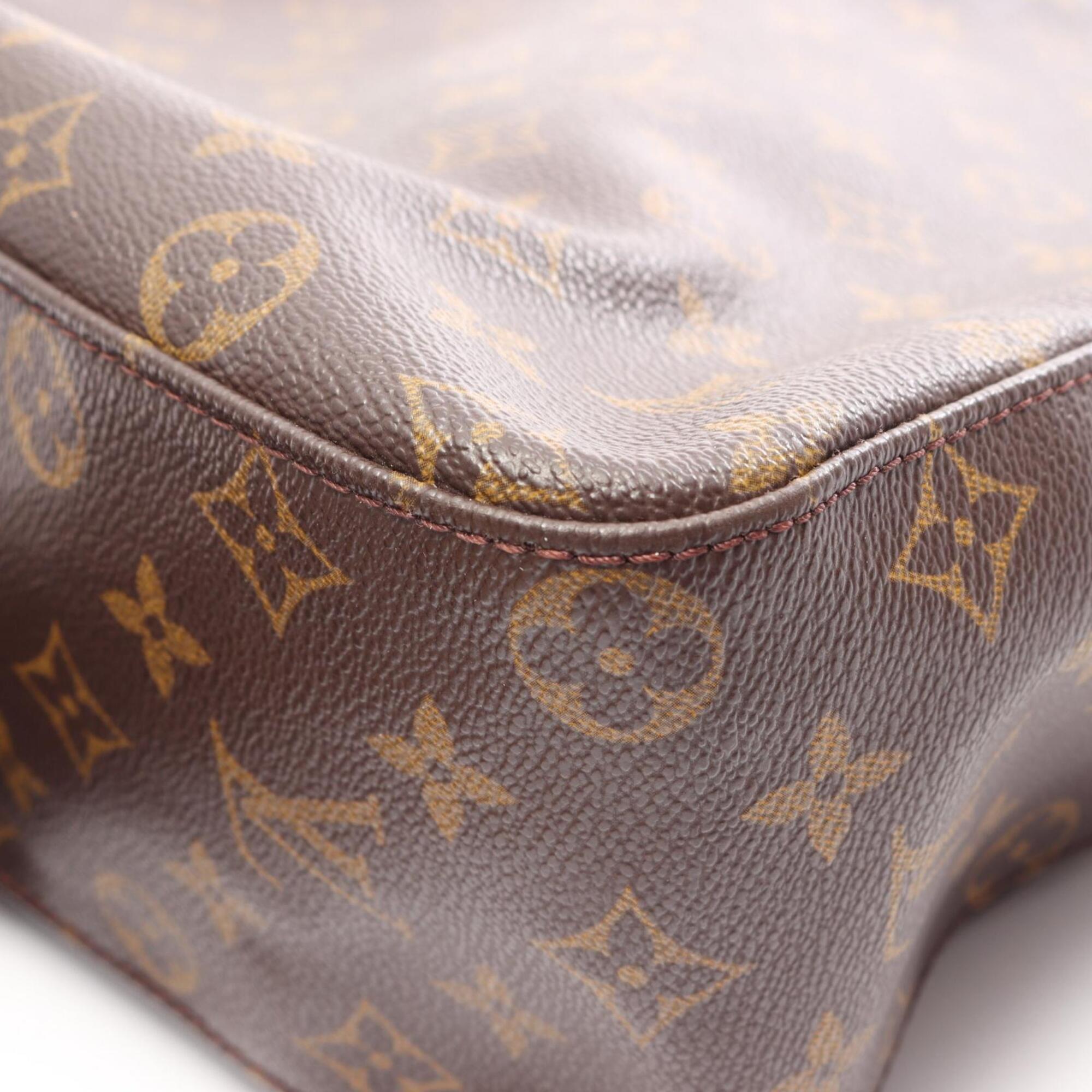 Louis Vuitton Brown Pvc Leather Handbag Shoulder Bag (Pre-Owned)