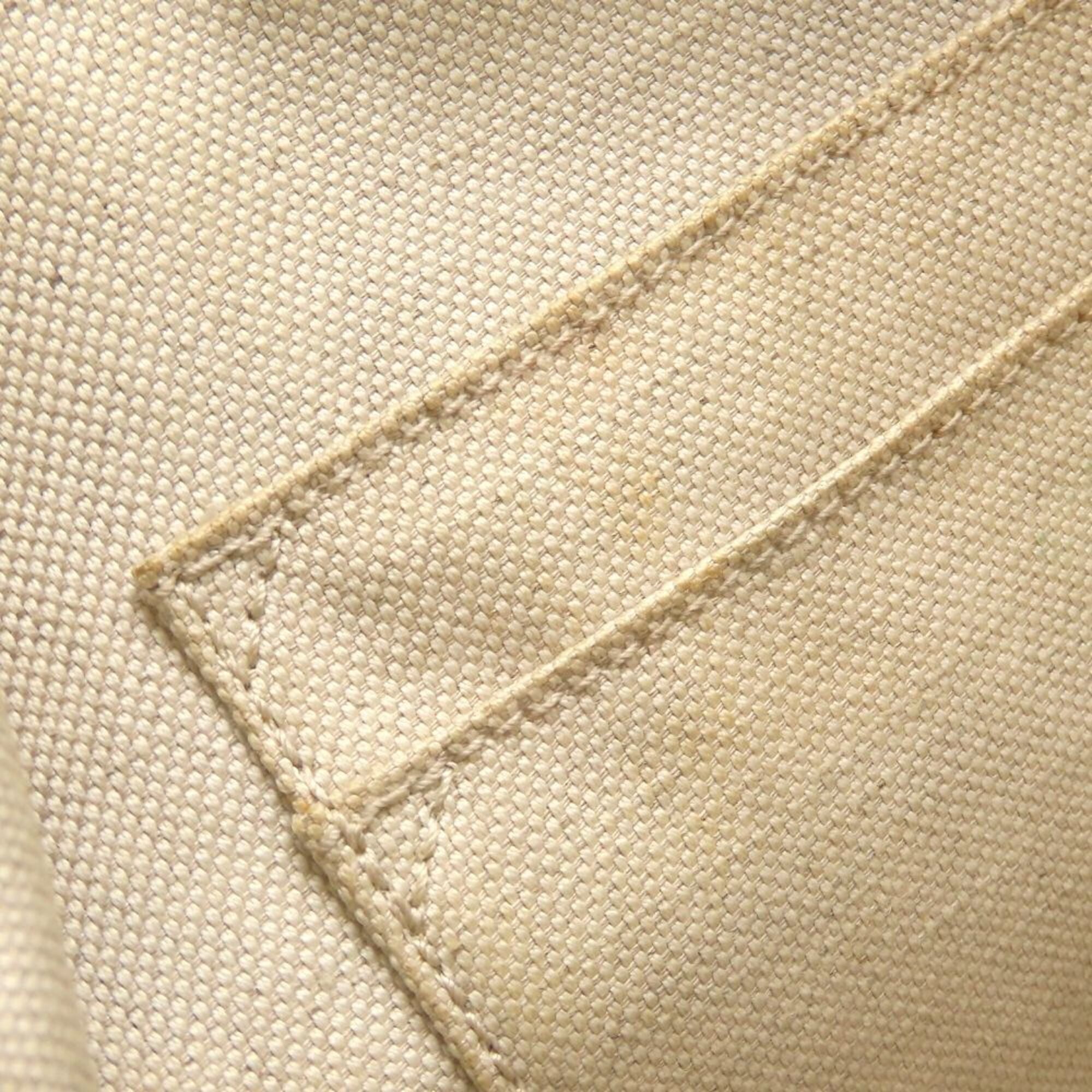 Gucci Beige Brown Gg Supreme Canvas Leather Backpack (Pre-Owned)