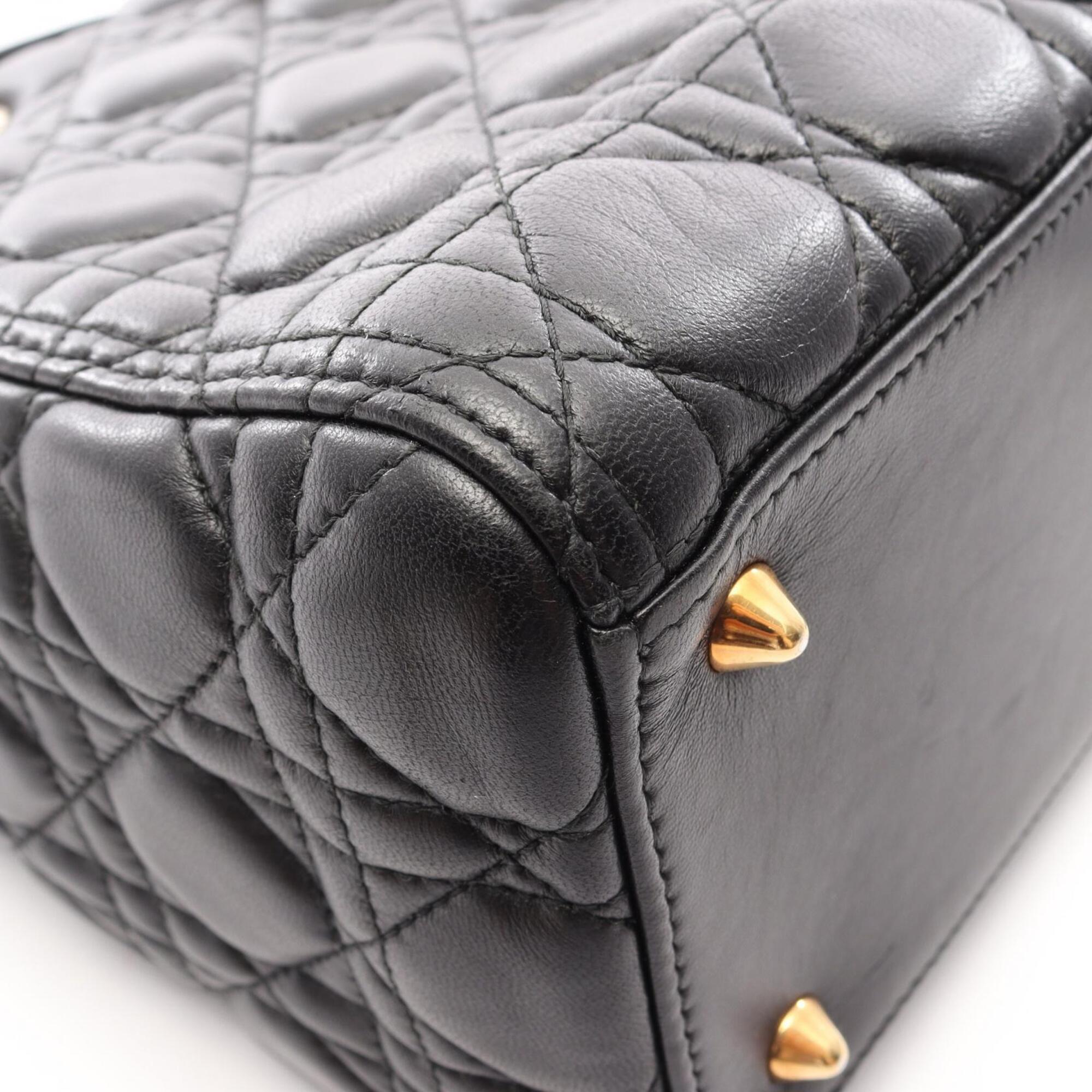 Christian Dior Black Leather Handbag (Pre-Owned)
