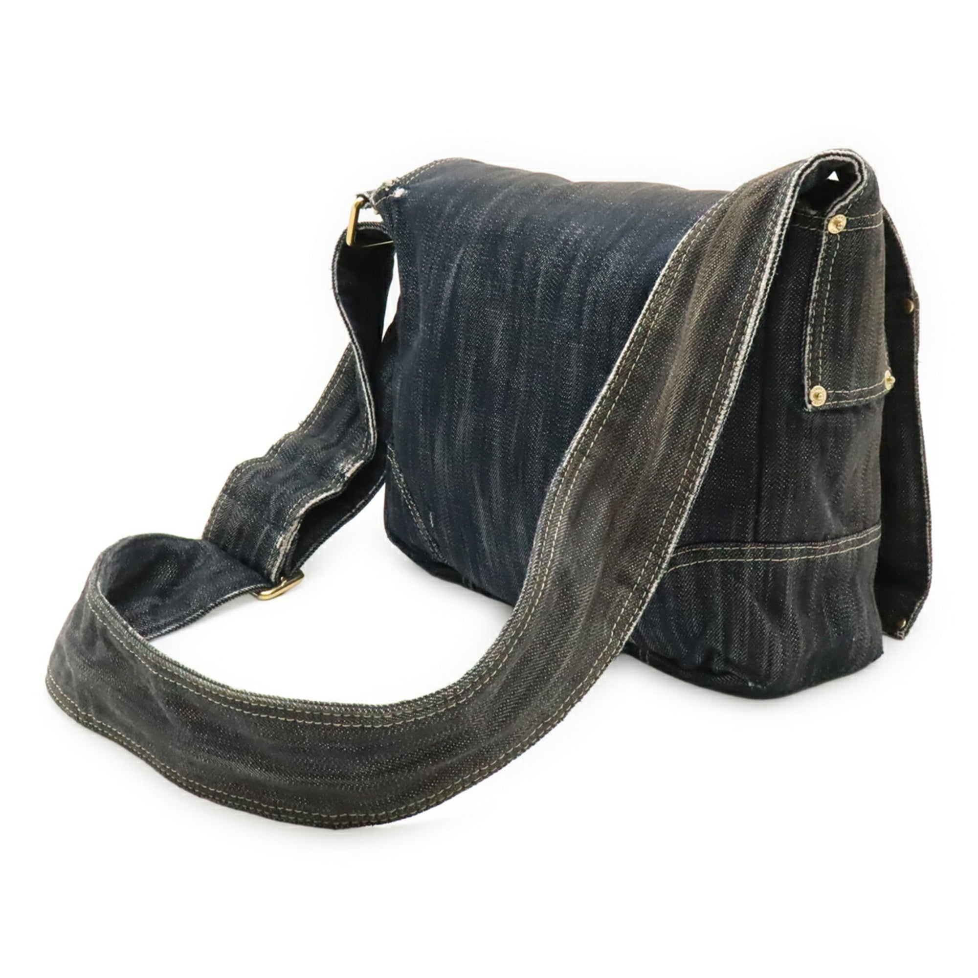Chanel Denim Denim Shoulder Bag (Pre-Owned)