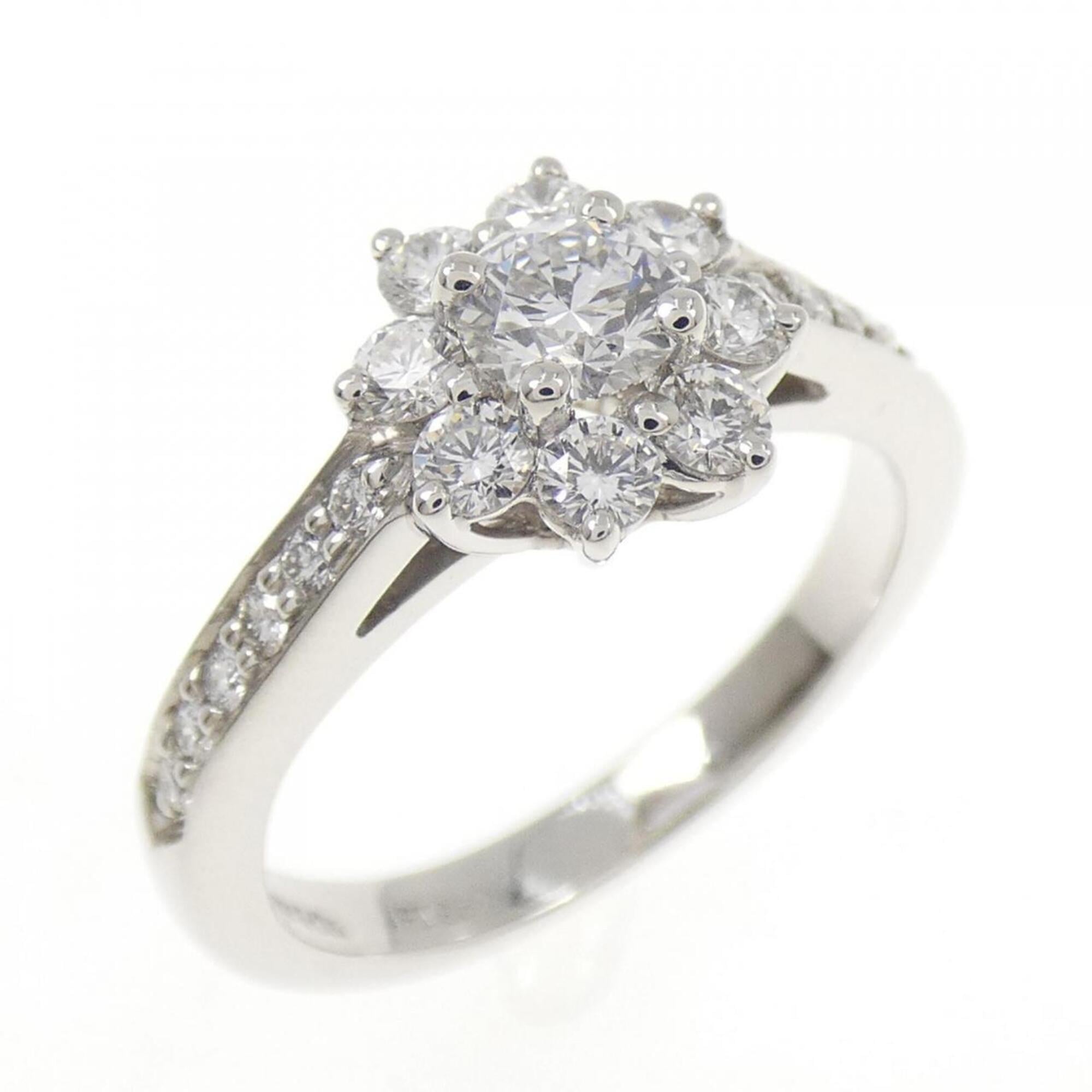 Tiffany Platinum Platinum 950 Band Ring (Pre-Owned)
