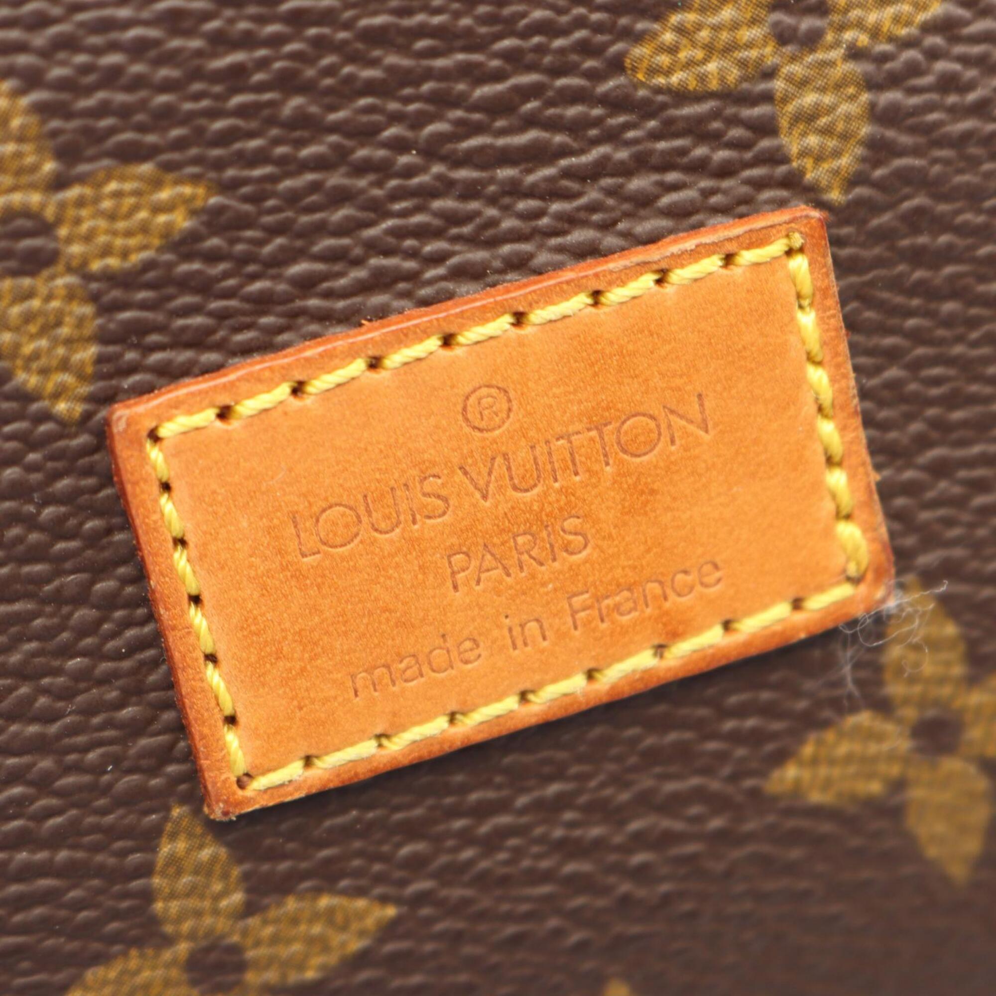 Louis Vuitton Brown Monogram Monogram Leather Handbag Shoulder Bag (Pre-Owned)