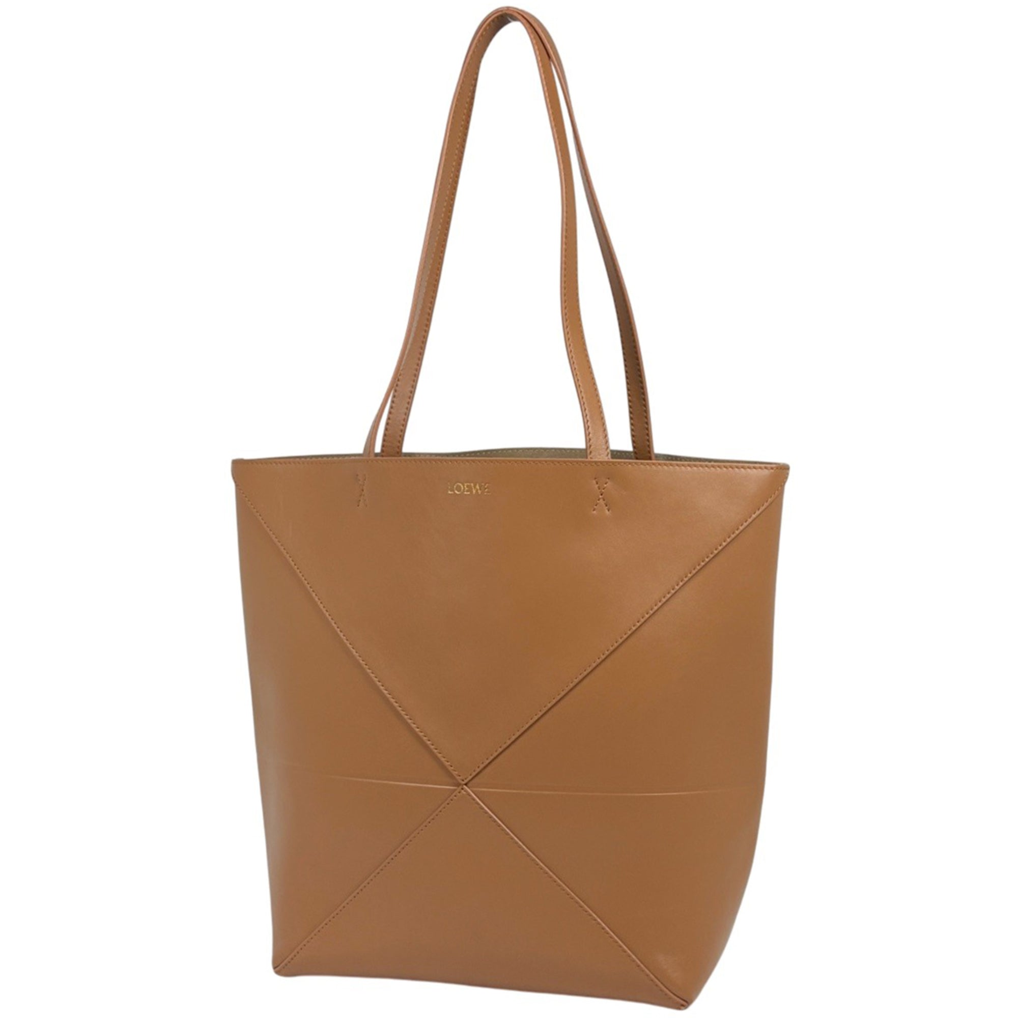 Loewe Camel Leather Tote Bag (Pre-Owned)