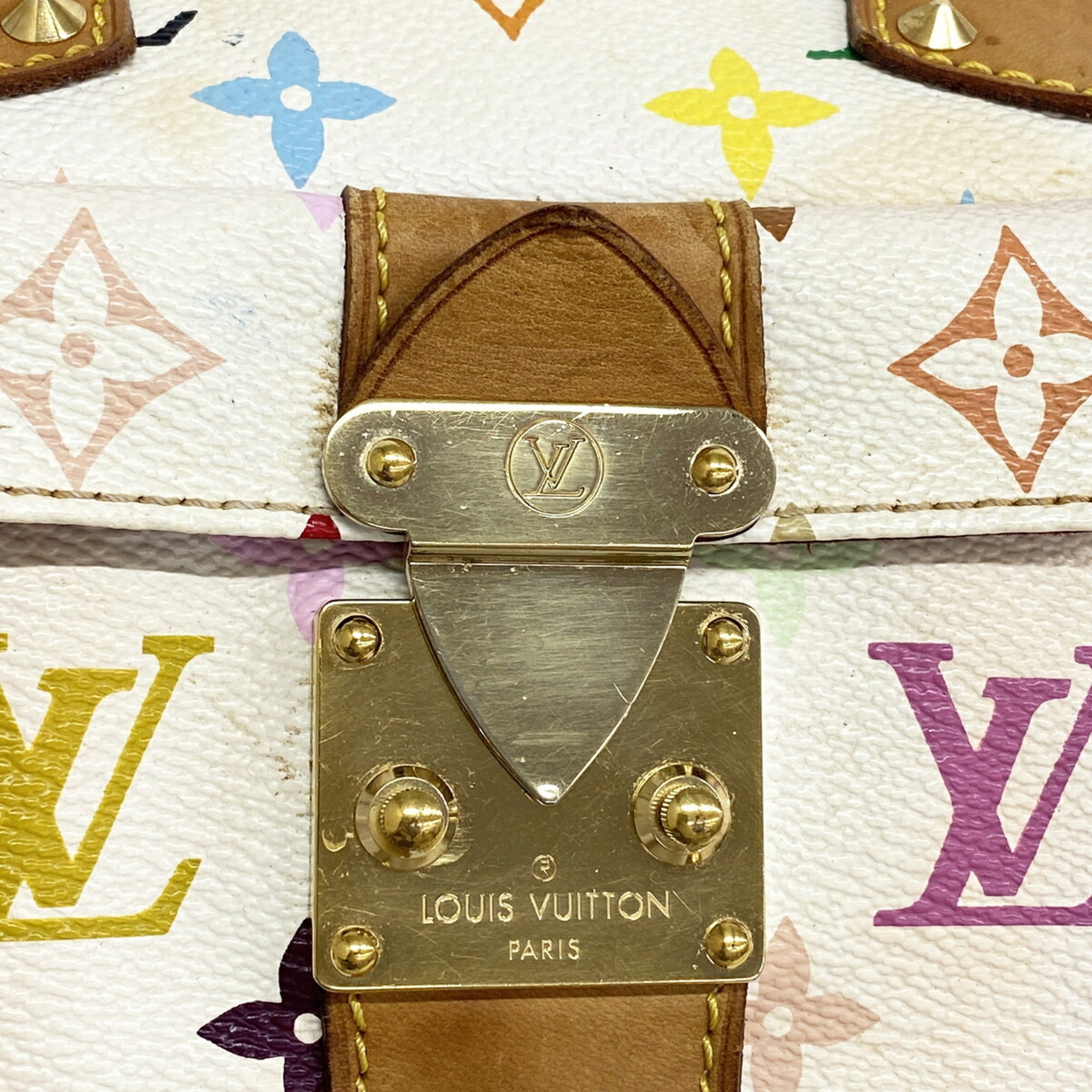 Louis Vuitton Blanc Handbag (Pre-Owned)