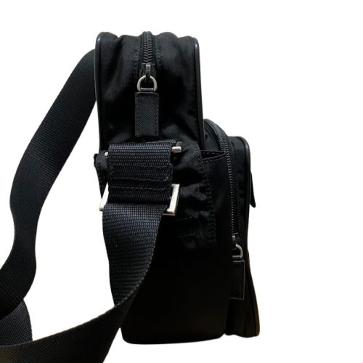 Prada Black Nylon Shoulder Bag (Pre-Owned)