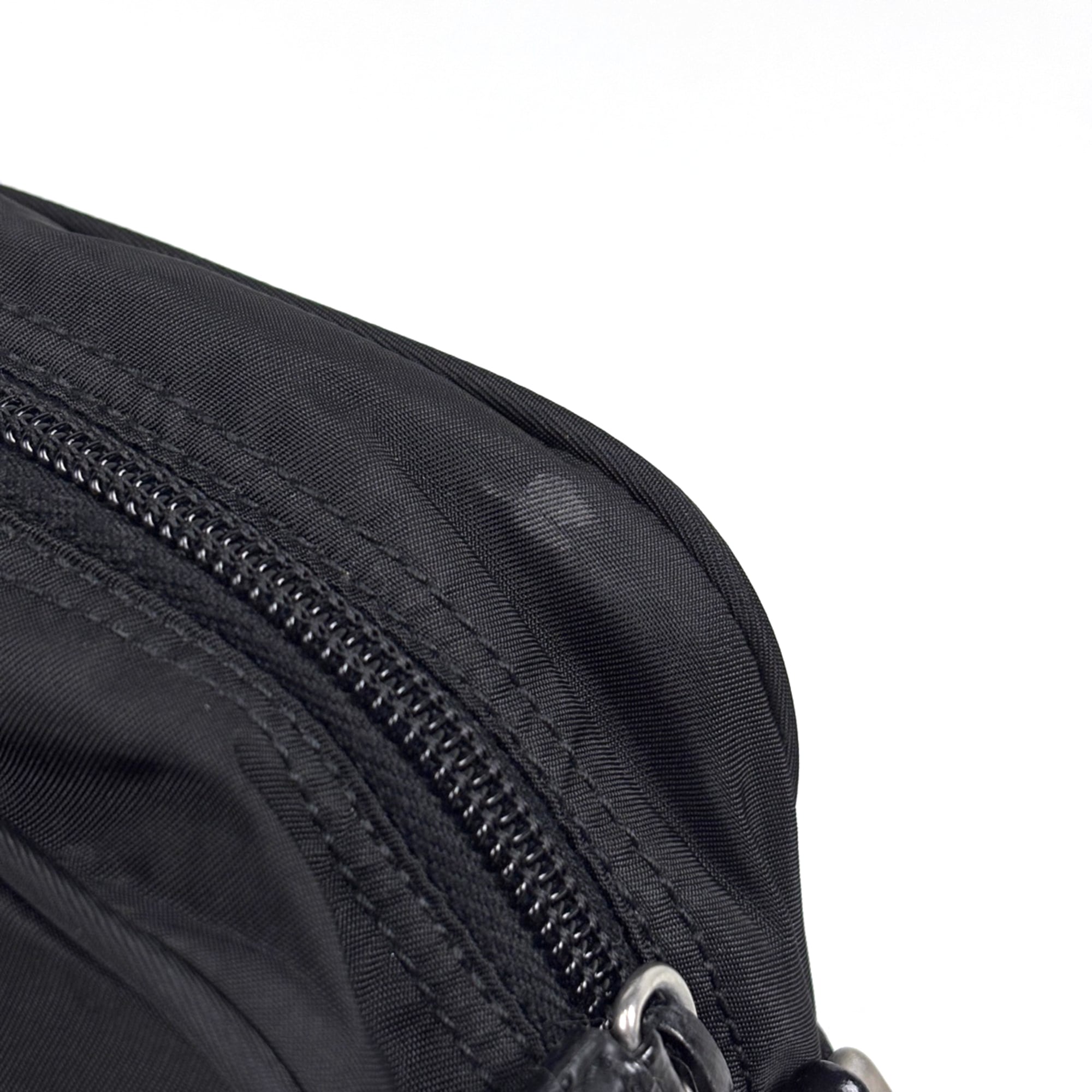 Prada Black Nylon Shoulder Bag (Pre-Owned)