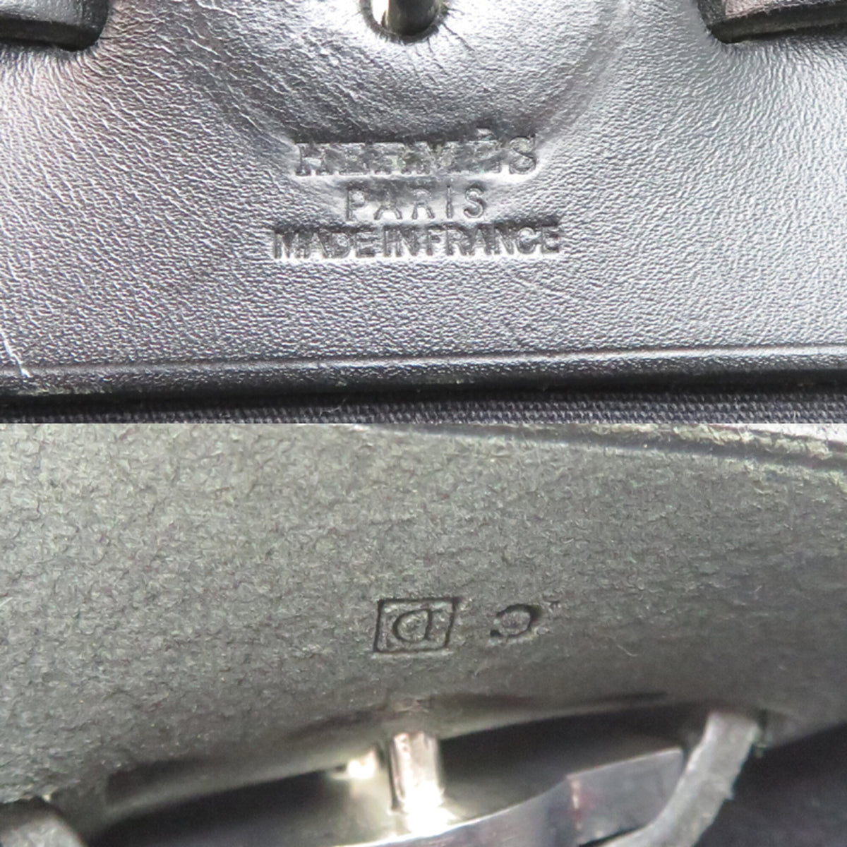 Hermes Black Toile Officier Handbag (Pre-Owned)