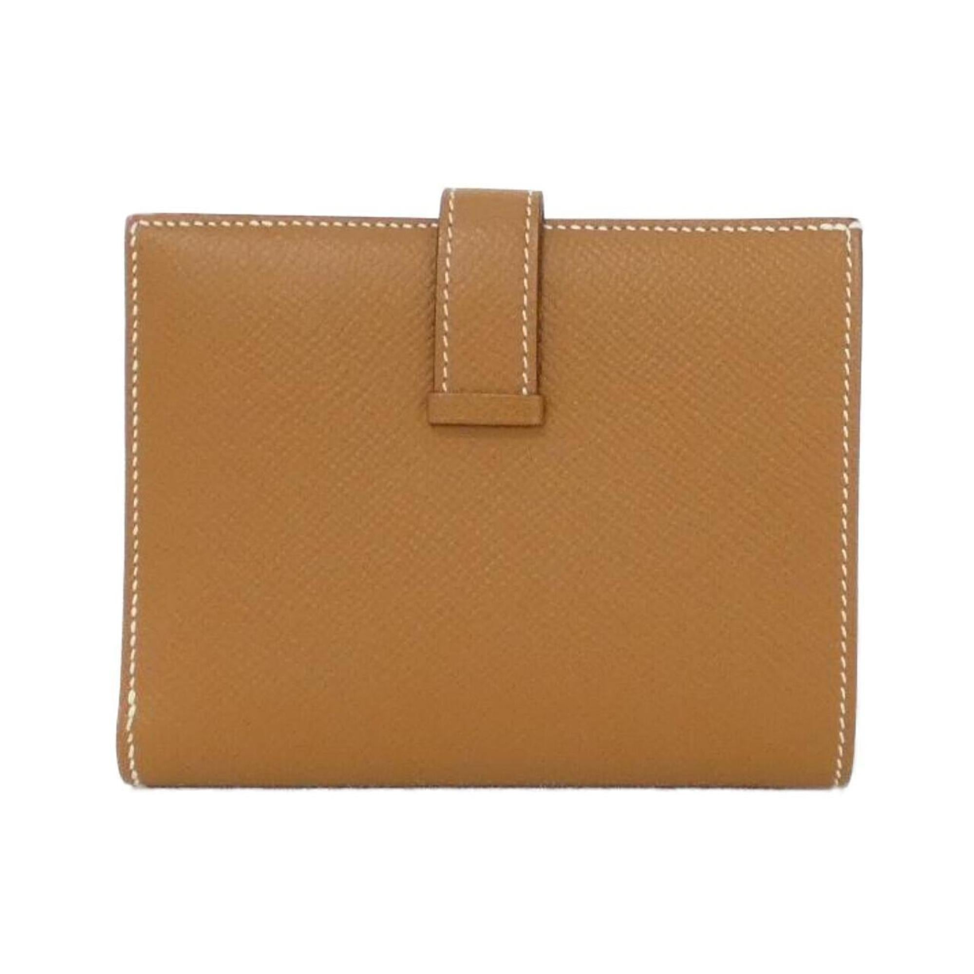 Hermes Brown Epsom Leather Coin Purse/Coin Case (Pre-Owned)