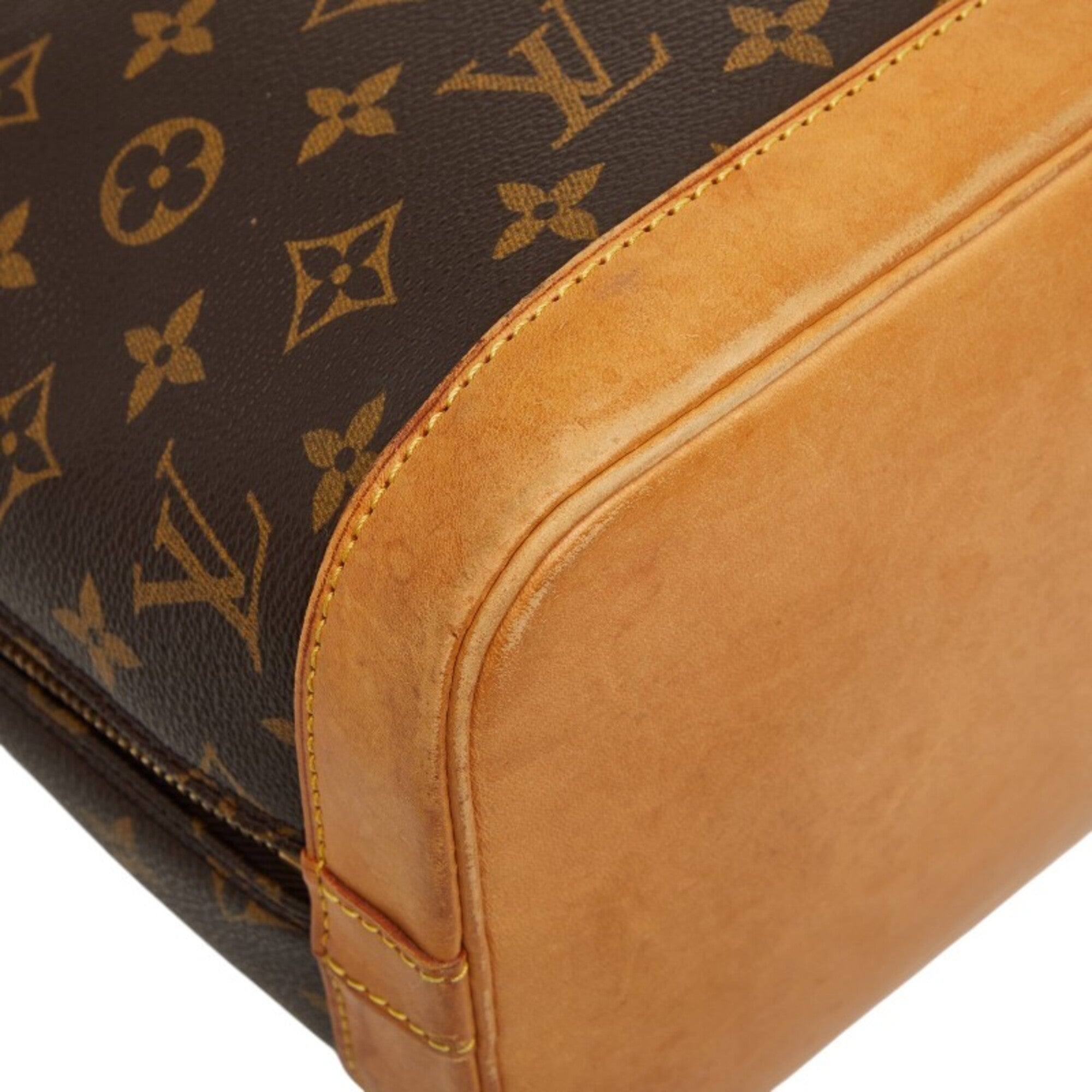 Louis Vuitton Brown Pvc Leather Handbag Shoulder Bag (Pre-Owned)