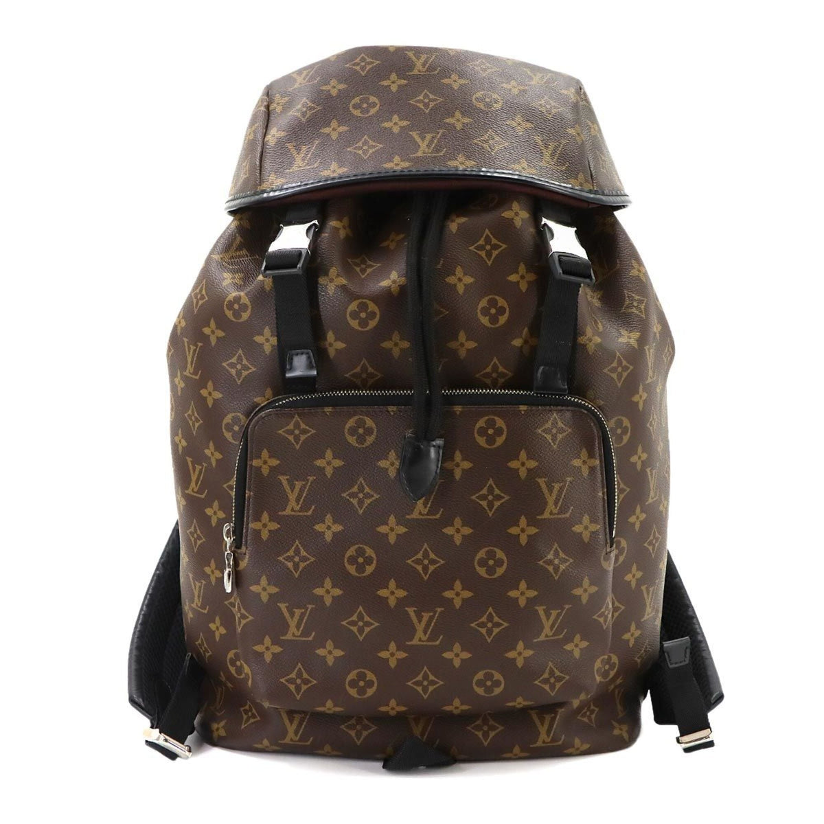 Louis Vuitton Brown Monogram Macassar Noir Monogram Backpack (Pre-Owned)