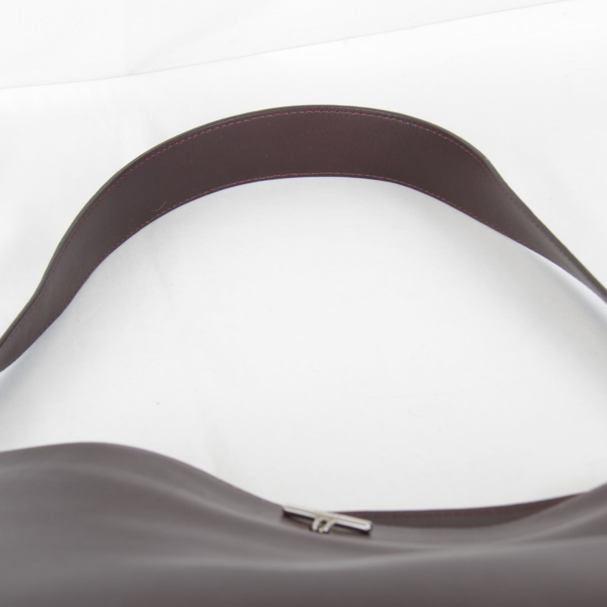 Celine Bordeaux Wine Leather Shoulder Bag (Pre-Owned)