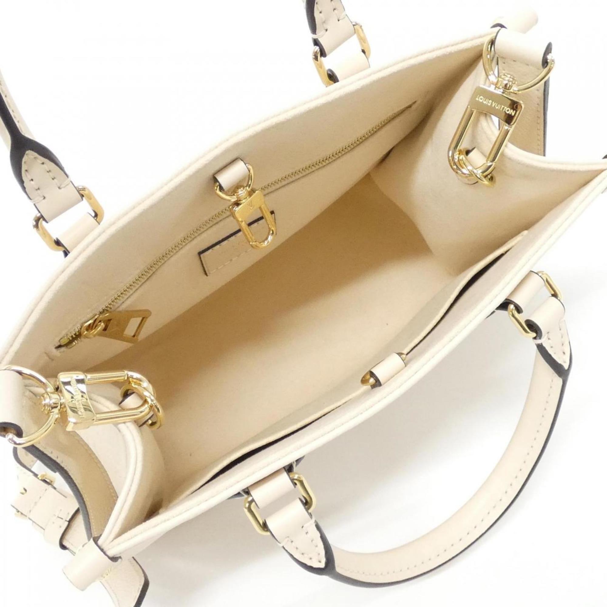 Louis Vuitton Beige Leather Handbag (Pre-Owned)