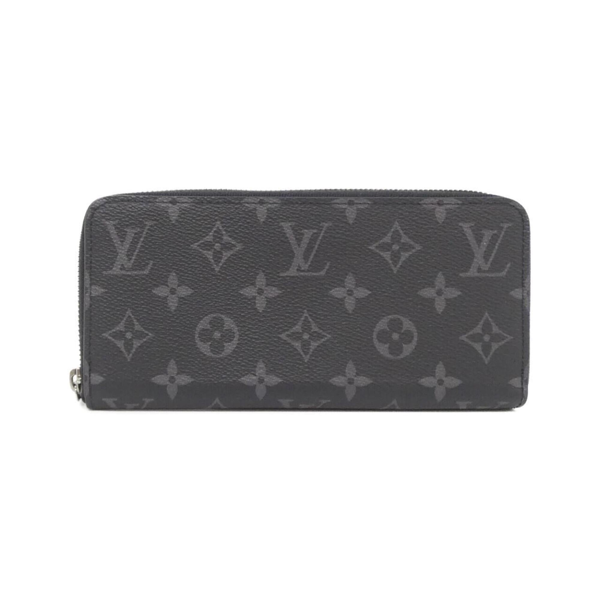Louis Vuitton Black Monogram Eclipse Monogram Eclipse Coated Canvas Long Wallet (Bi-Fold) (Pre-Owned)