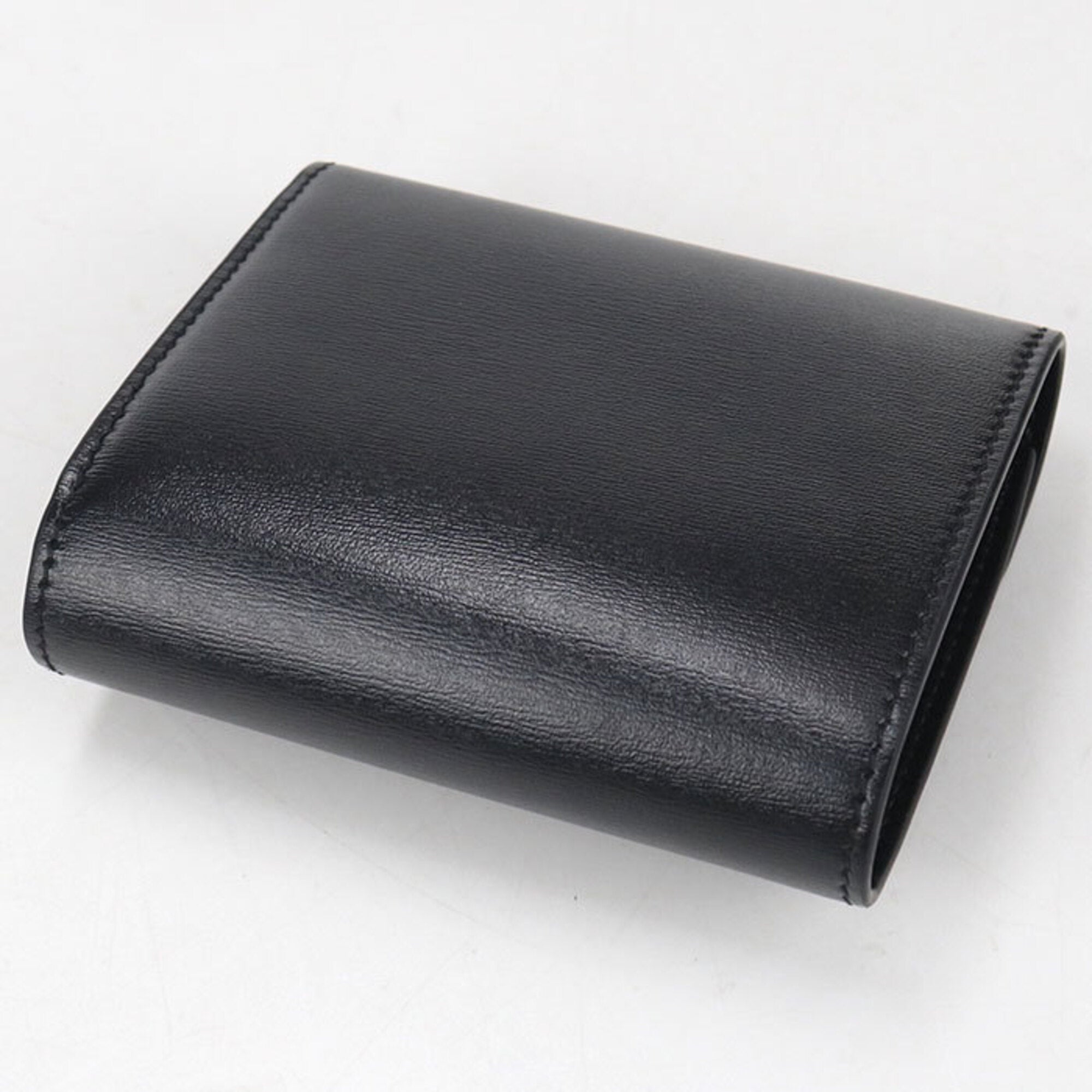 Celine Black Leather Wallet (Tri-Fold) (Pre-Owned)