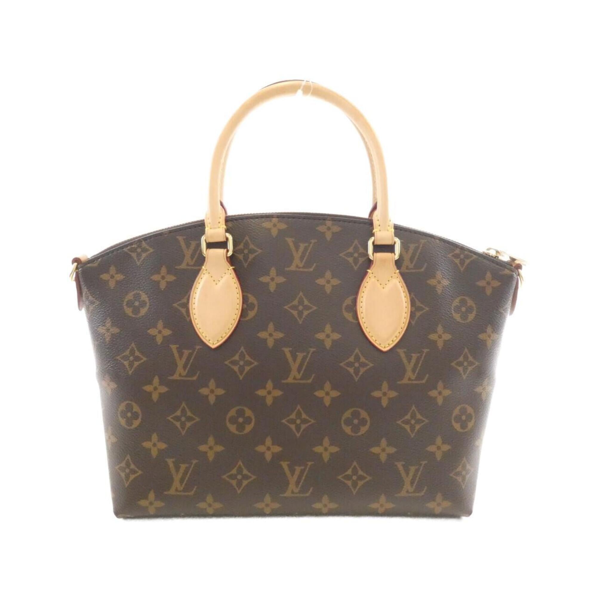 Louis Vuitton Monogram Marron Coated Canvas Handbag (Pre-Owned)