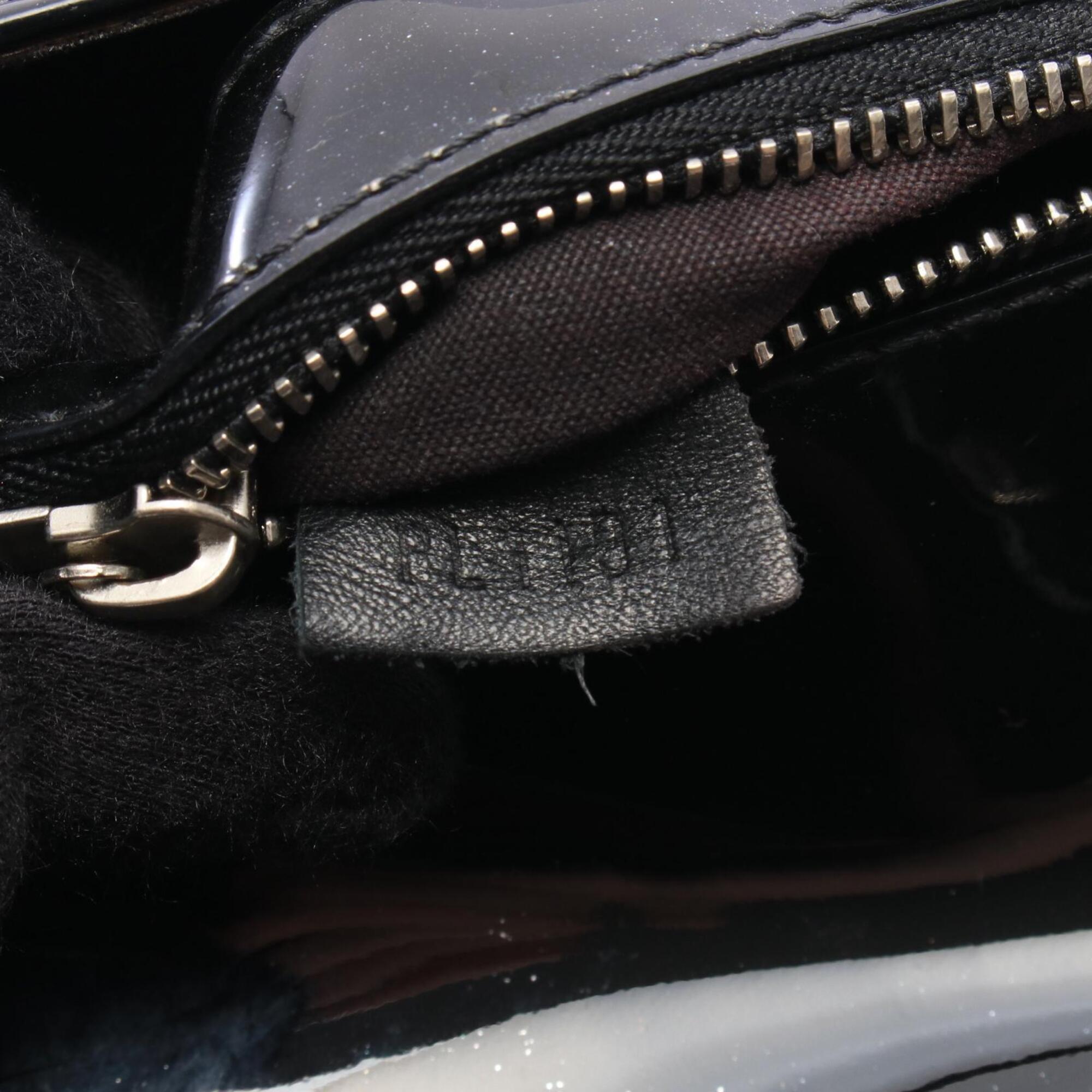 Louis Vuitton Black Noir Leather Clutch Bag Handbag (Pre-Owned)
