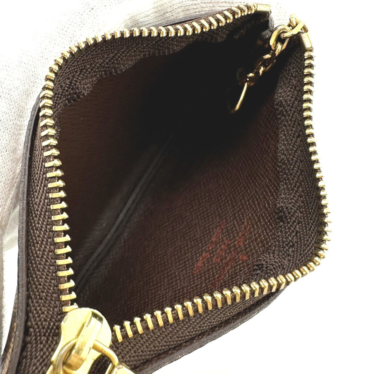 Louis Vuitton Damier Brown Damier Canvas Coin Purse/Coin Case (Pre-Owned)
