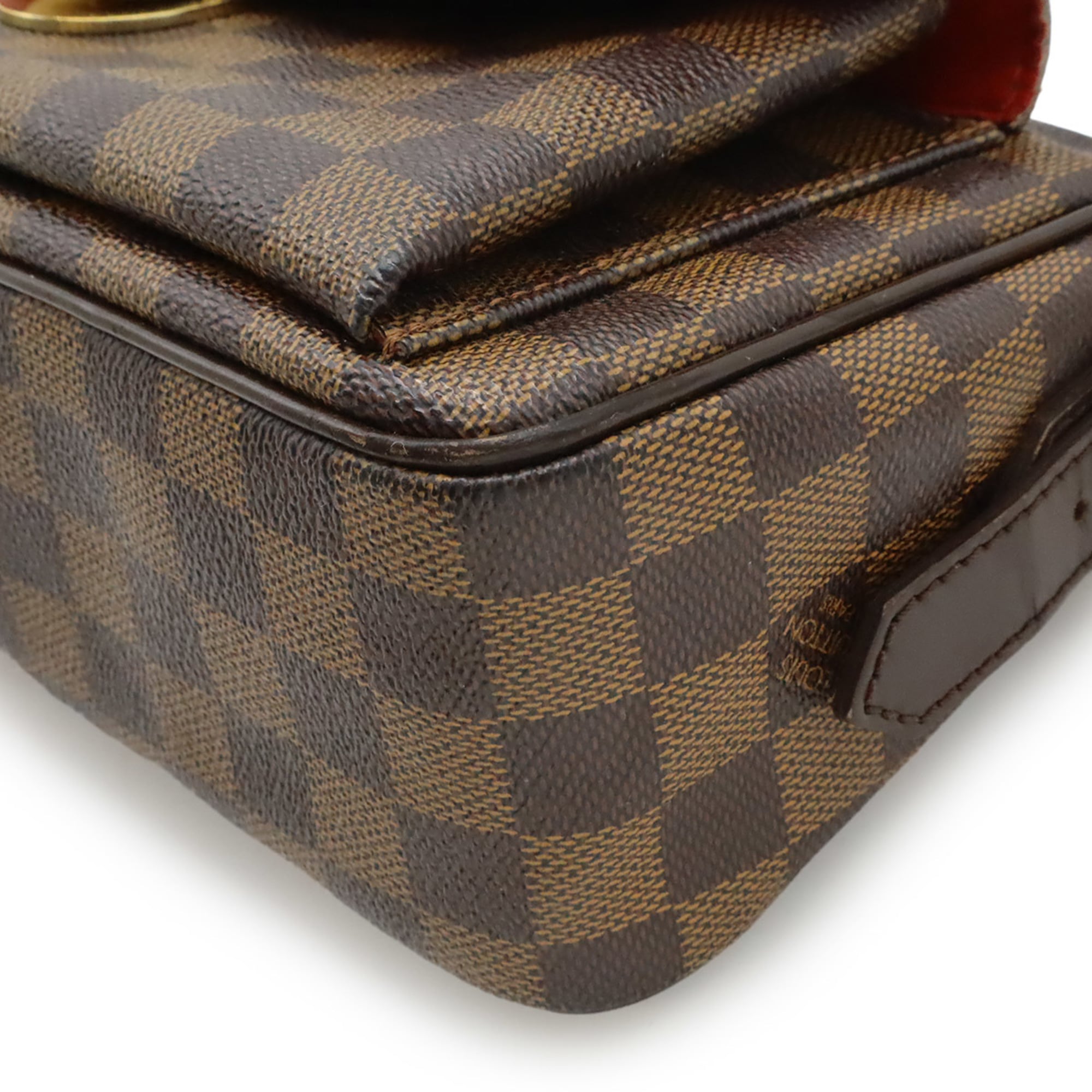 Louis Vuitton Brown Pvc Shoulder Bag (Pre-Owned)