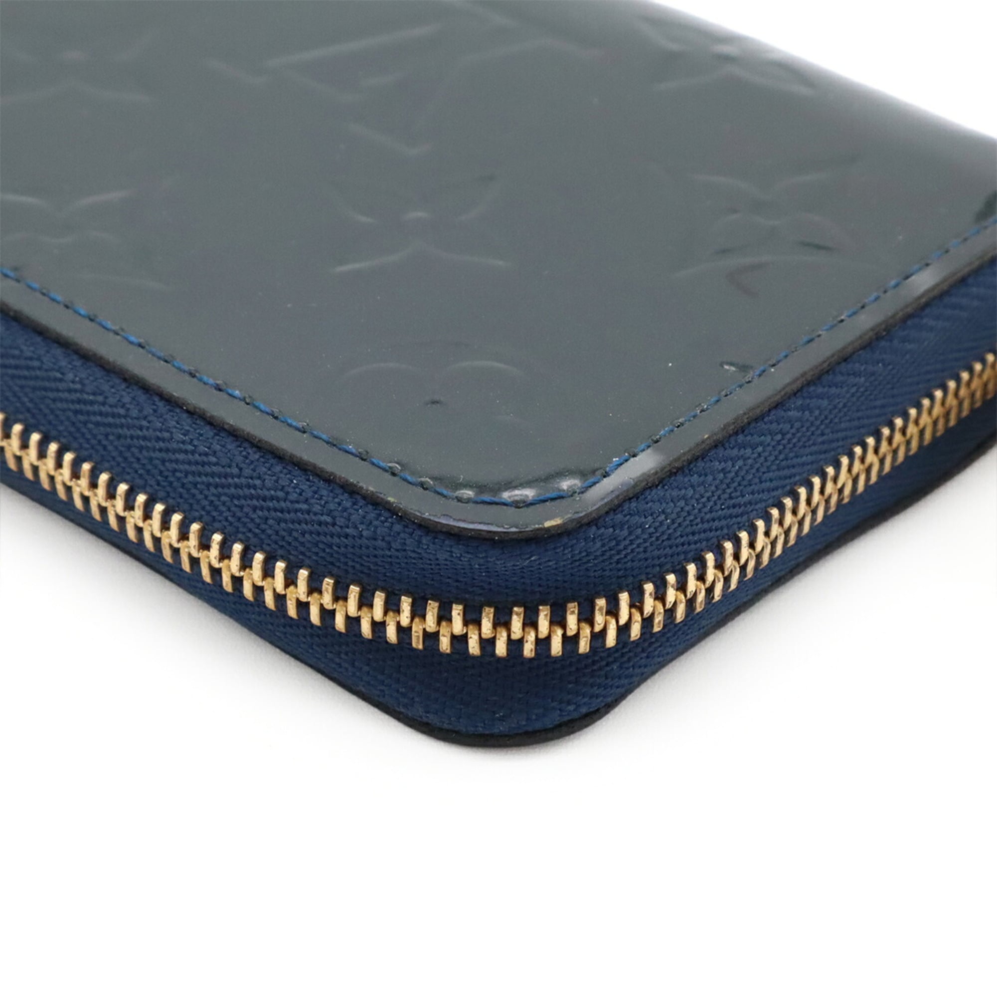Louis Vuitton Blue Nuit Leather Coin Purse/Coin Case (Pre-Owned)