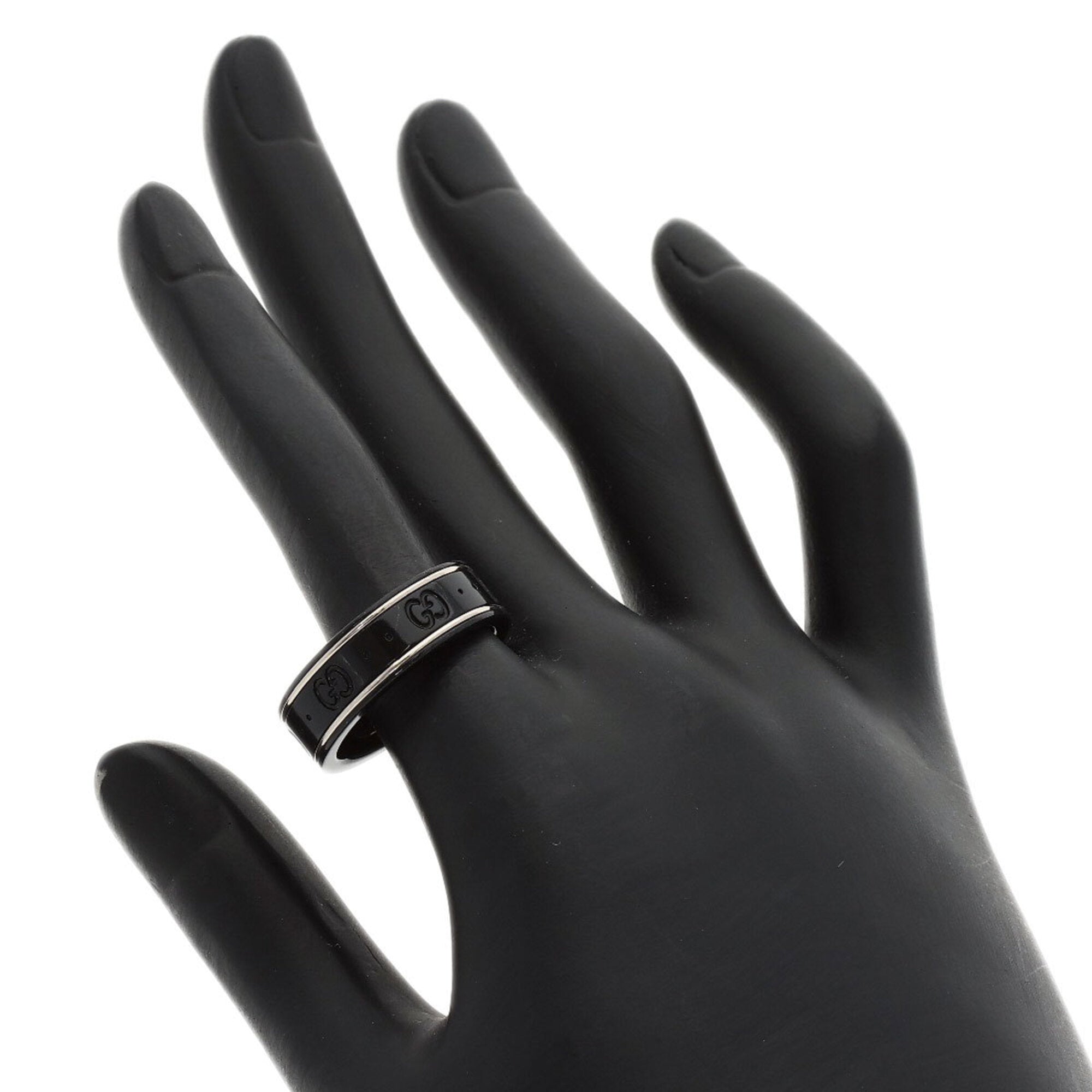 Gucci White Gold (18K) Band Ring (Pre-Owned)