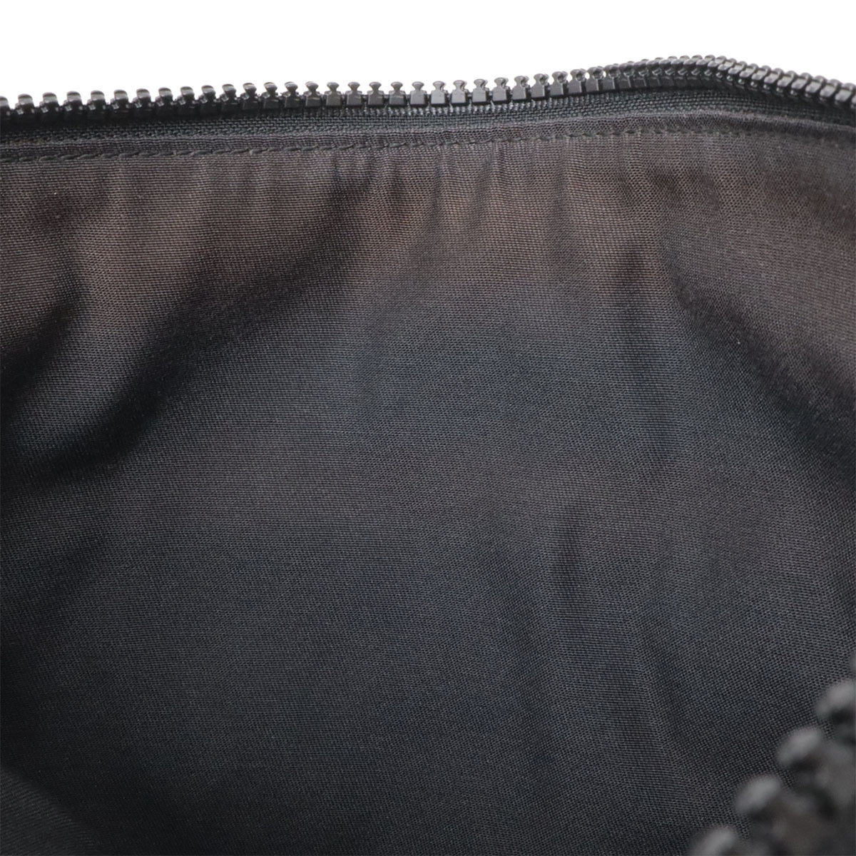Gucci Black Gray Nylon Leather Shoulder Bag (Pre-Owned)