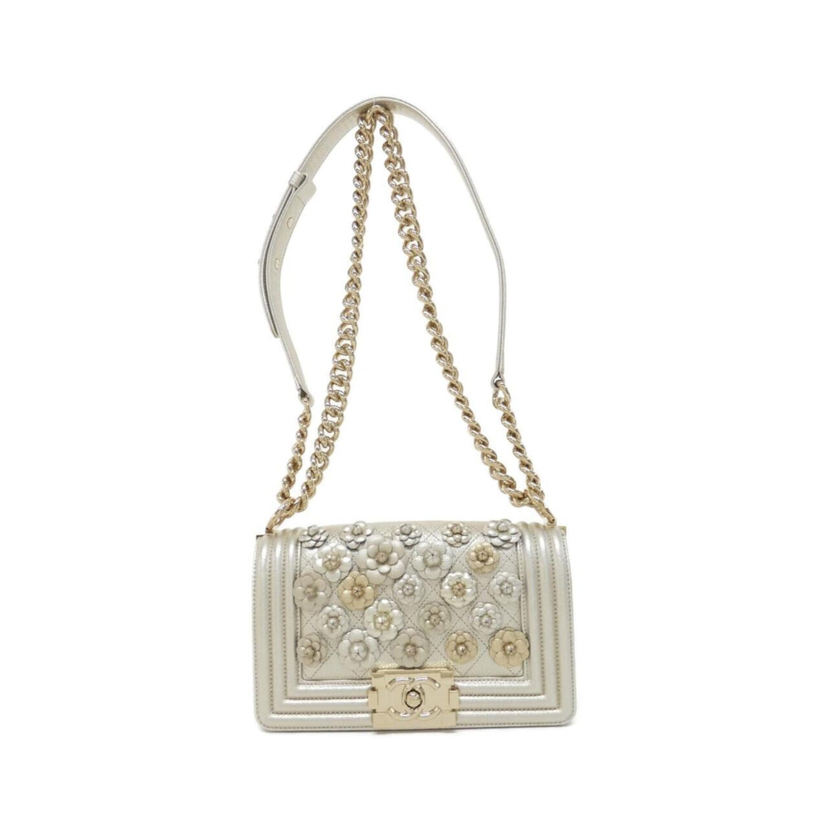 Chanel Gold Shoulder Bag (Pre-Owned)