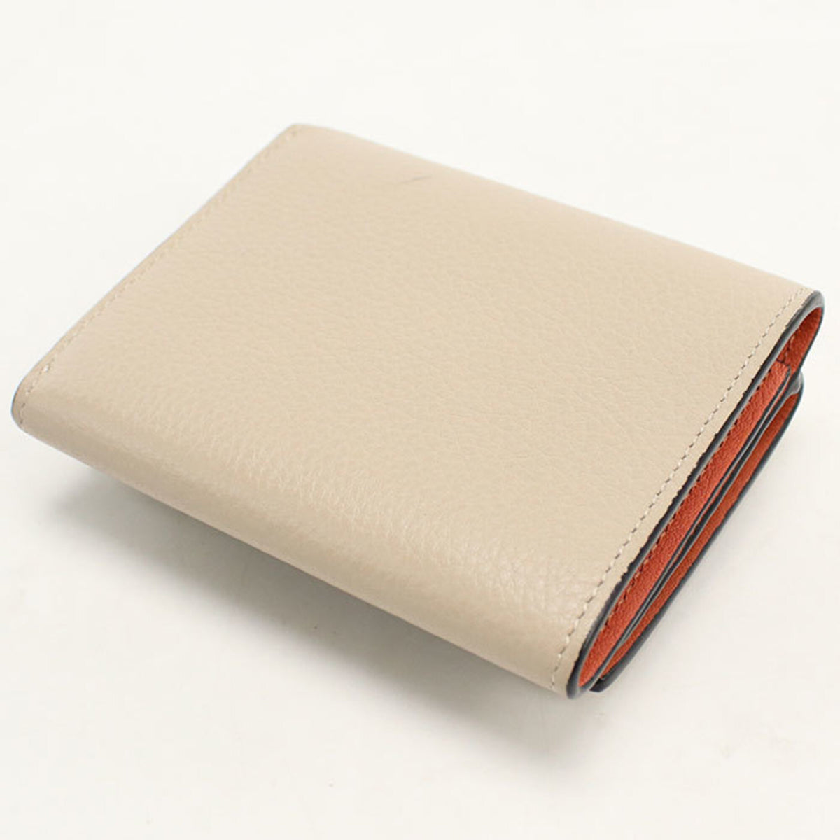 Loewe Beige Leather Wallet (Tri-Fold) (Pre-Owned)