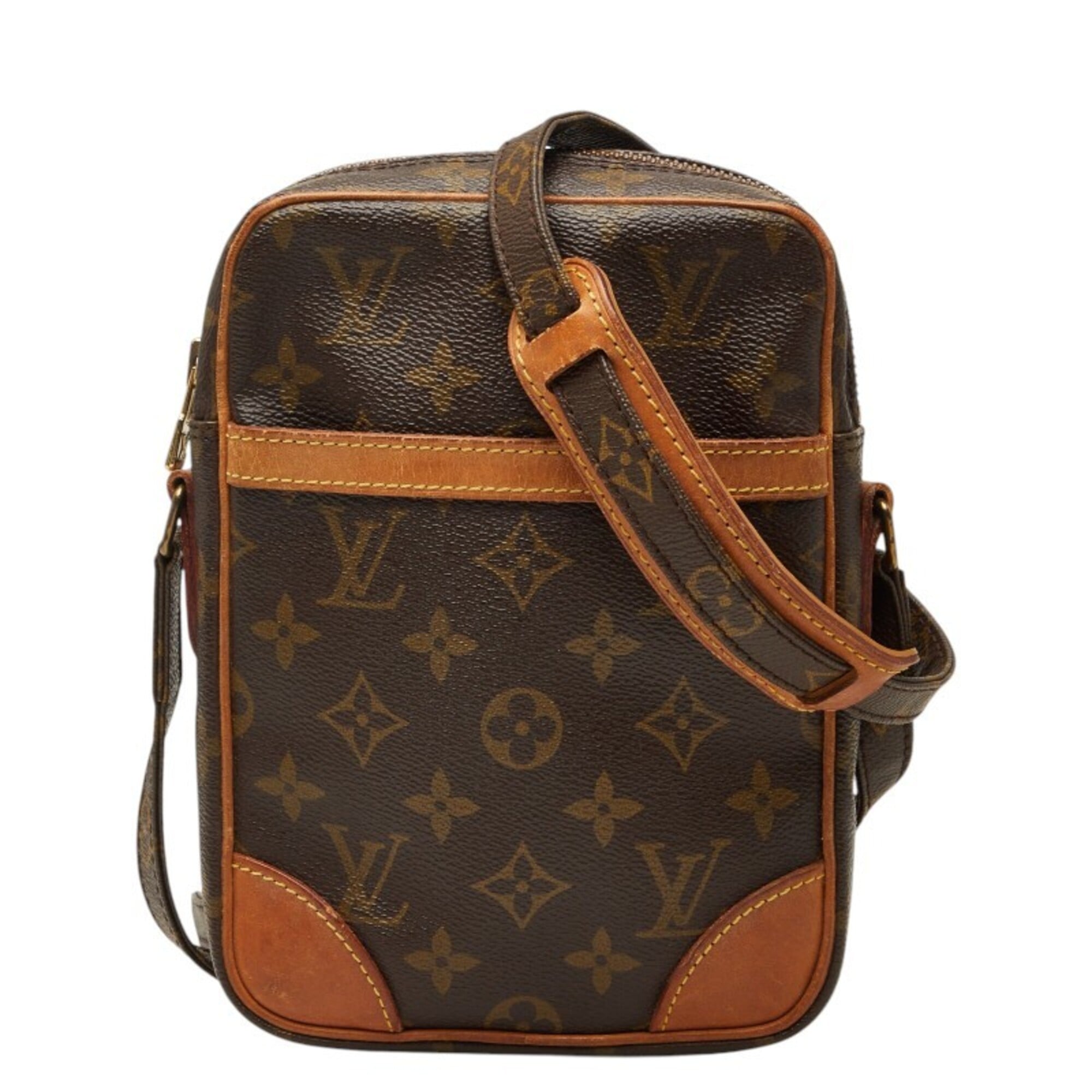 Louis Vuitton Monogram Brown Pvc Leather Shoulder Bag (Pre-Owned)