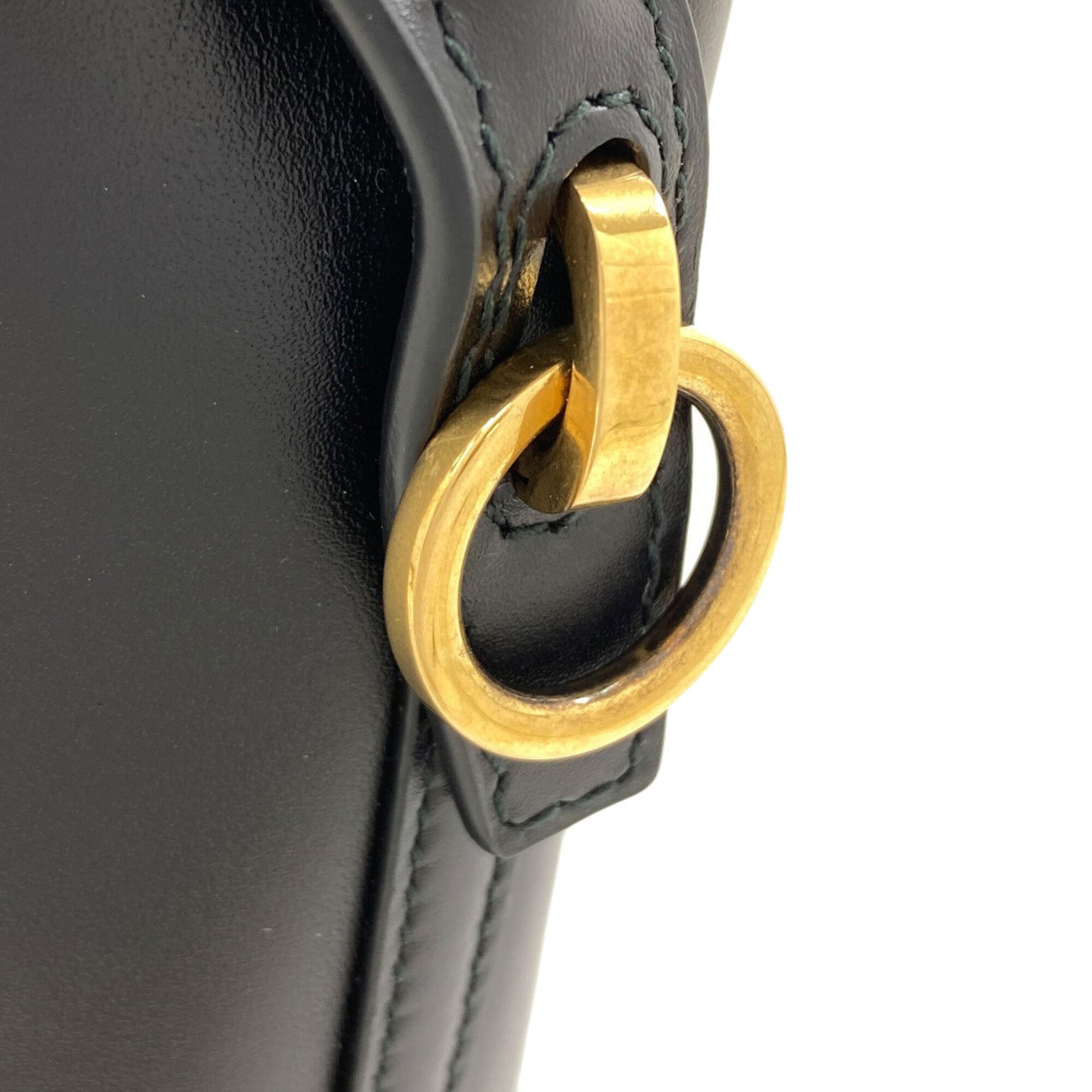 Saint Laurent Black Leather Handbag (Pre-Owned)