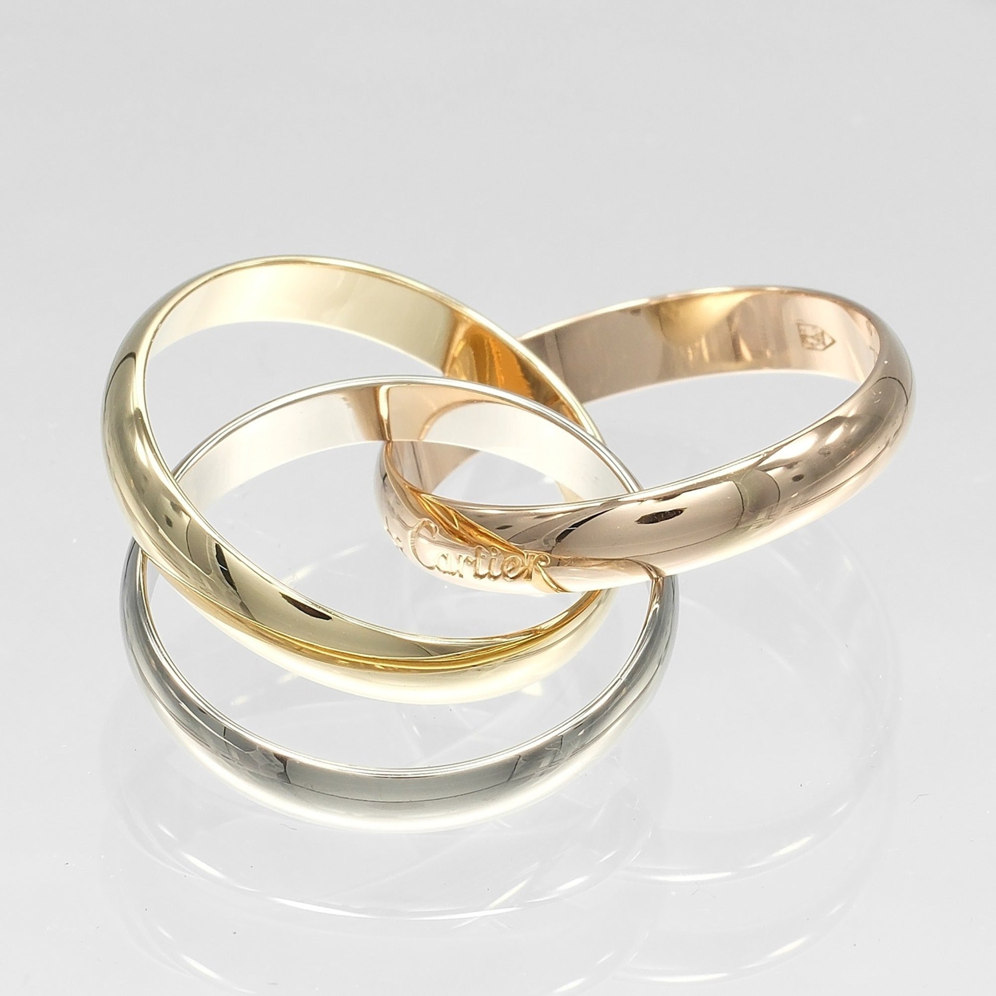 Cartier Yellow Gold (18K) Pink Gold (18K) White Gold (18K) Band Ring (Pre-Owned)