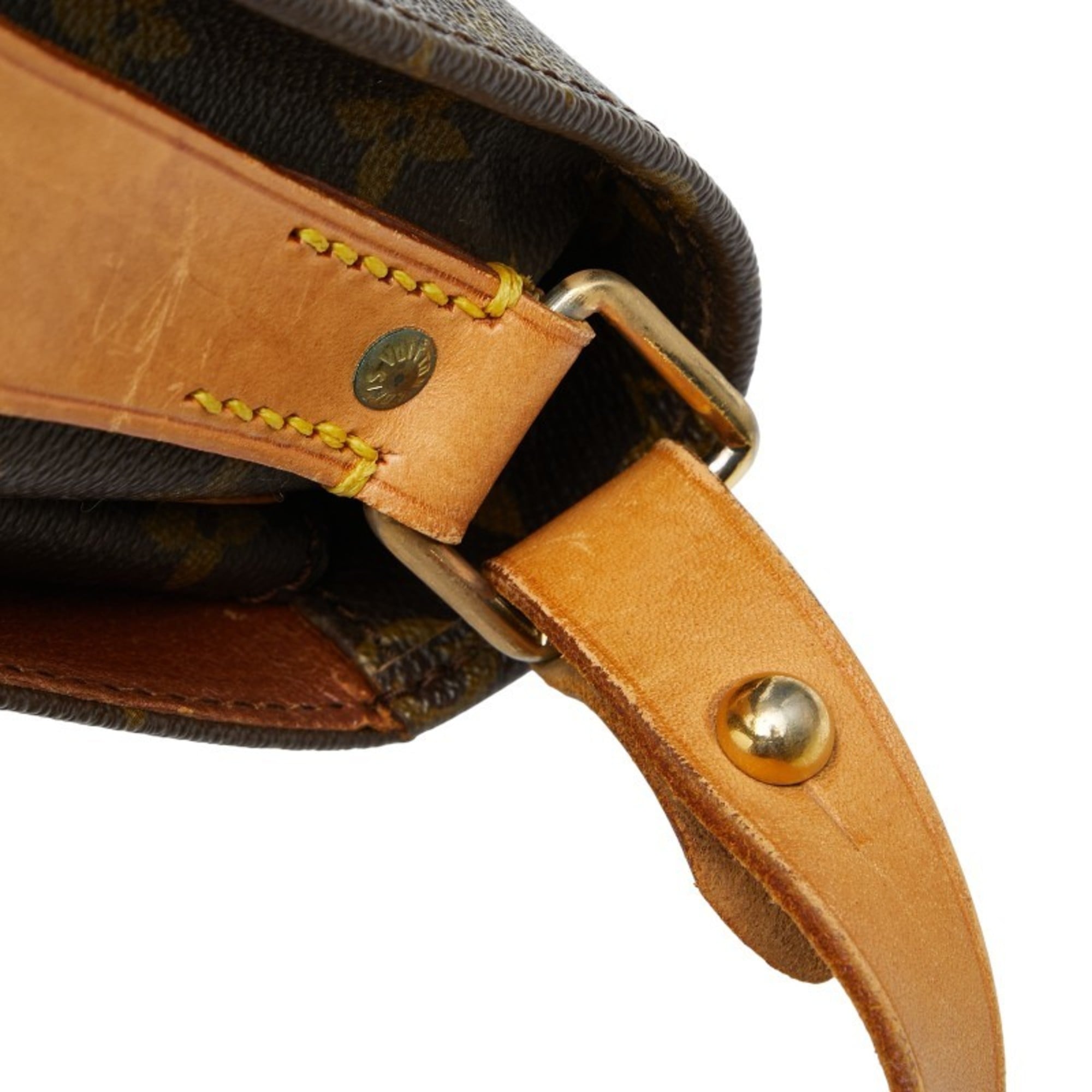 Louis Vuitton Brown Pvc Leather Shoulder Bag (Pre-Owned)
