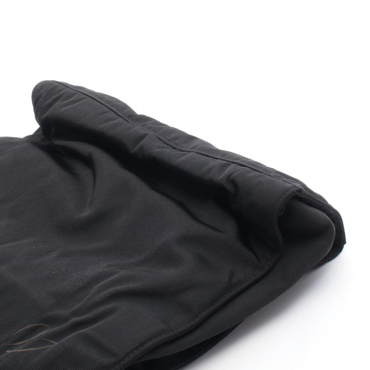 Gucci Black Leather Nylon Canvas Handbag Tote Bag (Pre-Owned)