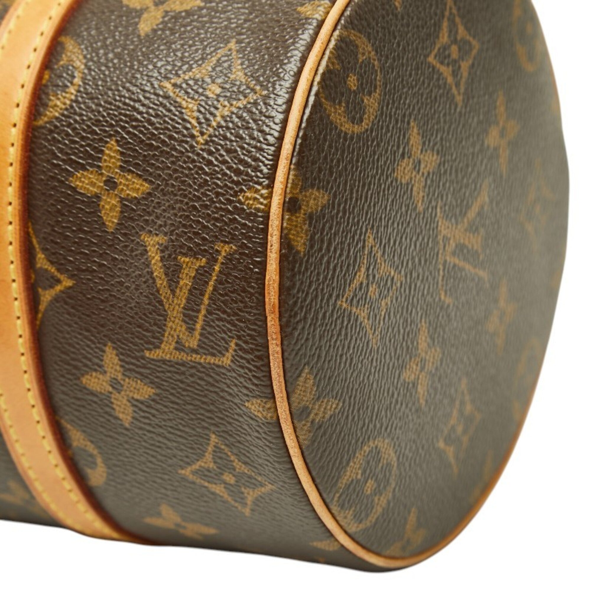 Louis Vuitton Brown Pvc Leather Handbag (Pre-Owned)