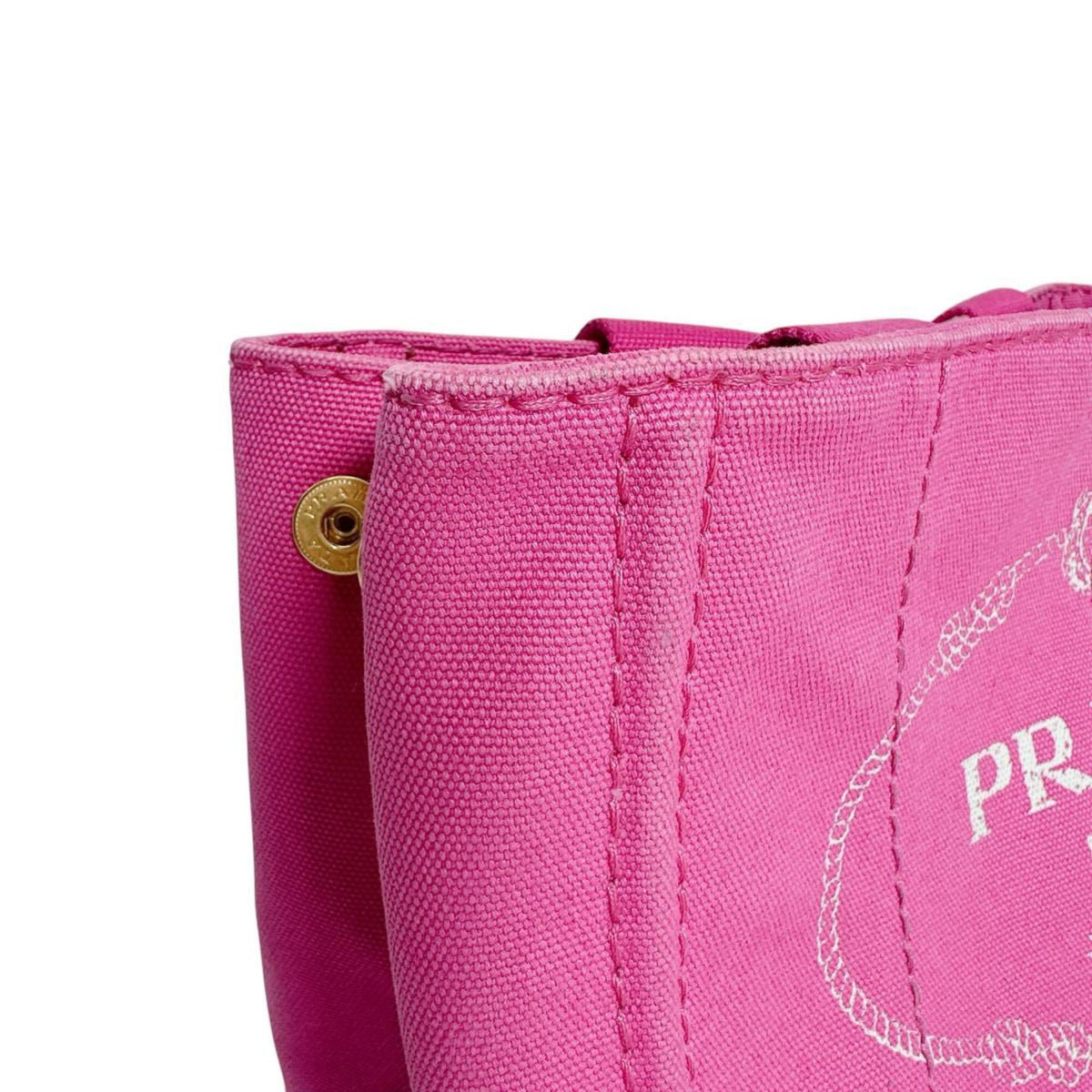 Prada Pink Denim Tote Bag (Pre-Owned)