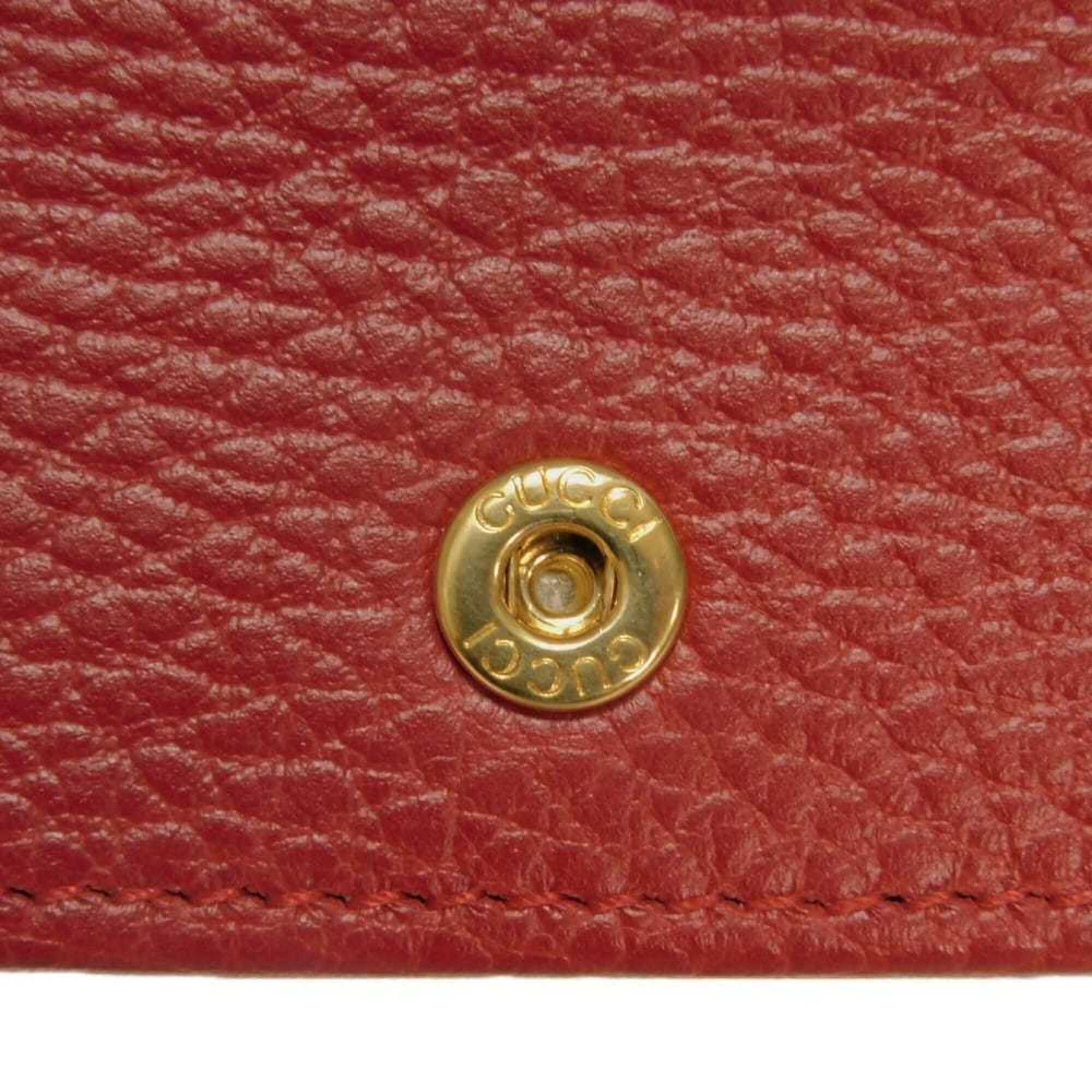 Gucci Red Color Clutch Bag Shoulder Bag (Pre-Owned)