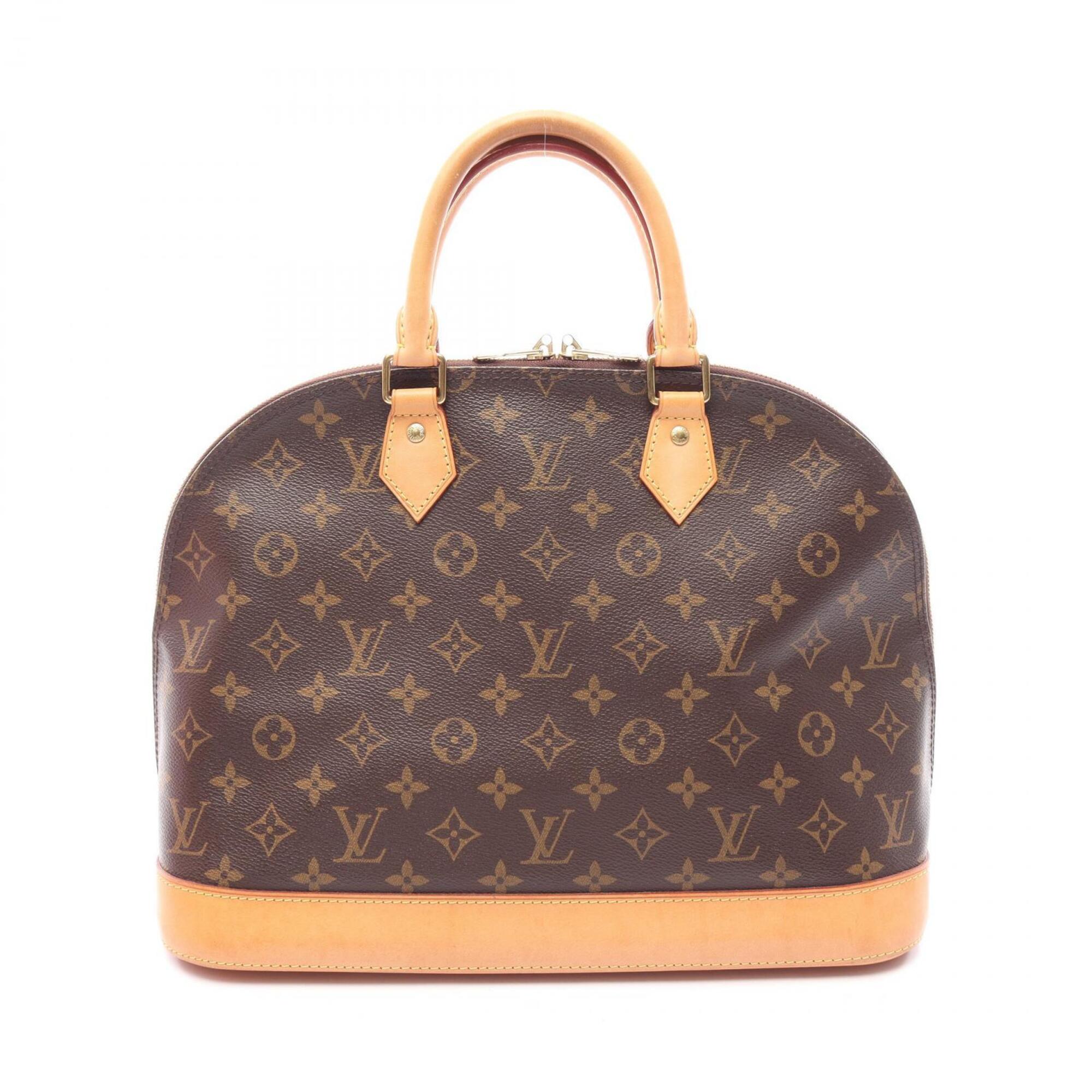 Louis Vuitton Brown Pvc Leather Handbag (Pre-Owned)