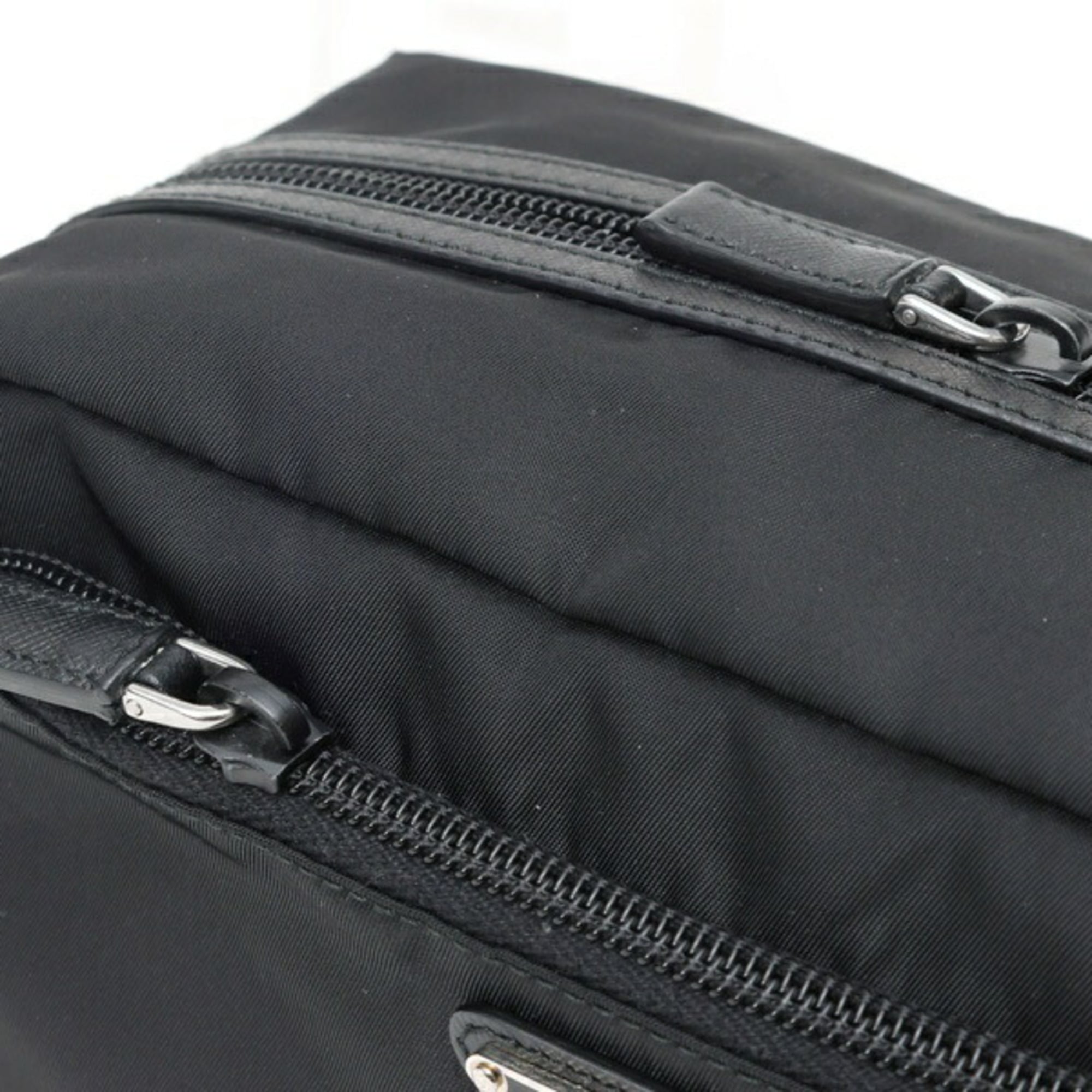 Prada Black Nylon Pouch Wash Bag (Pre-Owned)